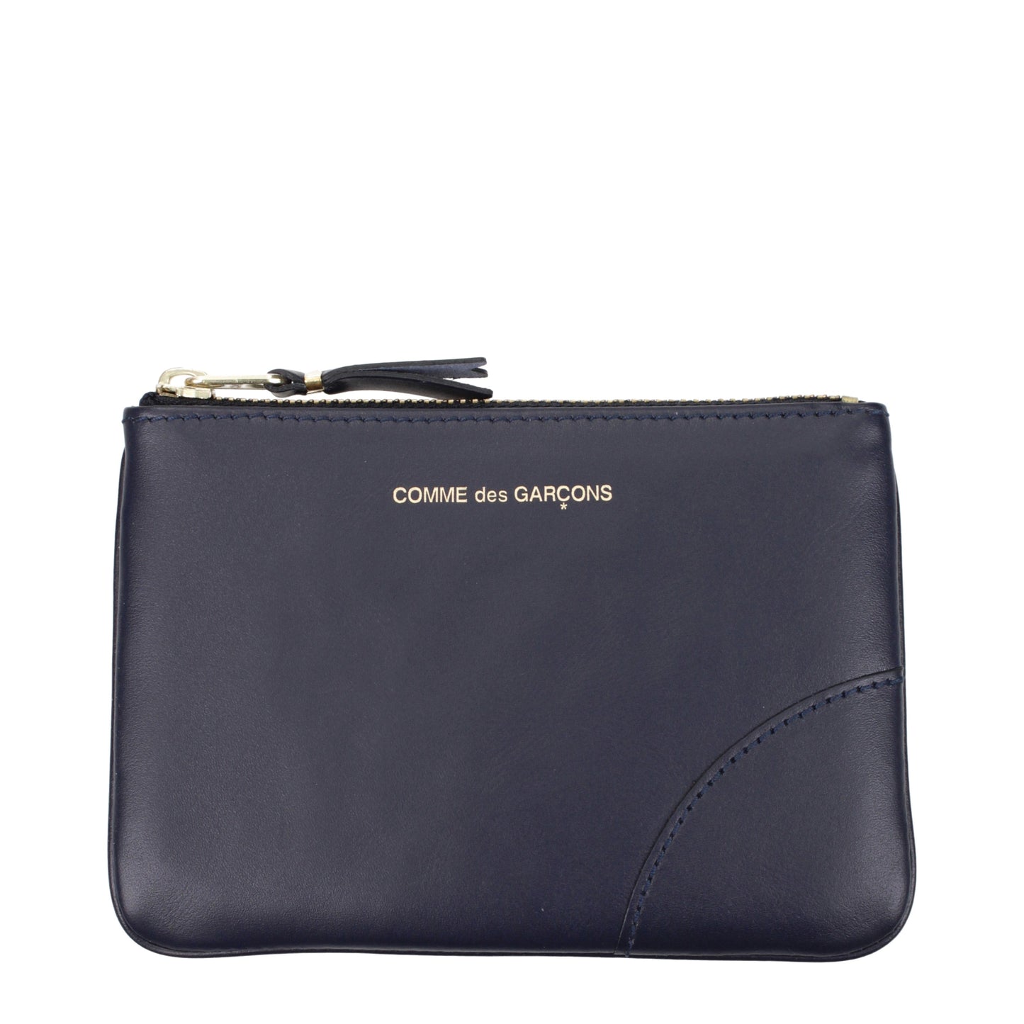 Comme des Garçon Coin Purses Women Leather Blue/Blue Navy