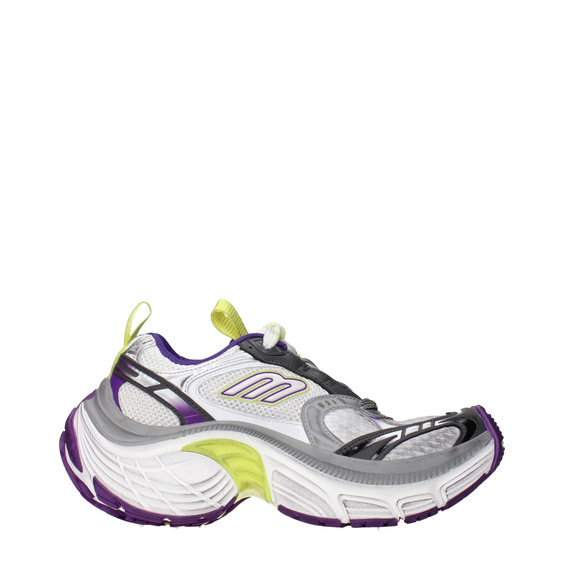Balenciaga Sneakers Women Fabric  Gray/Violet