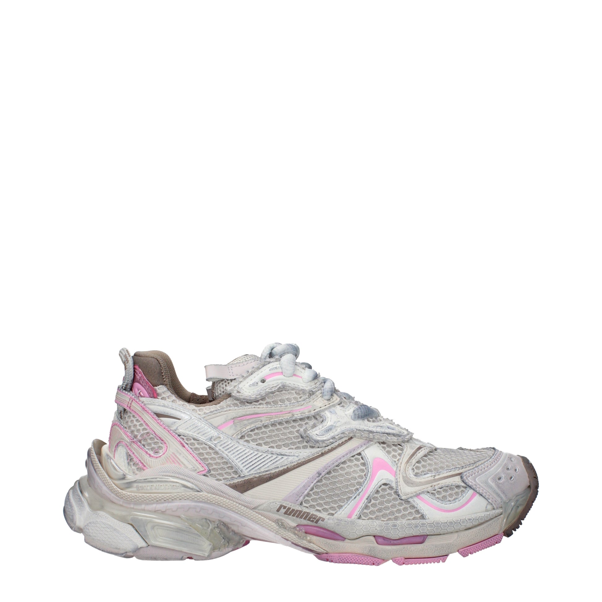 Balenciaga Sneakers Women Fabric  Gray/Pink