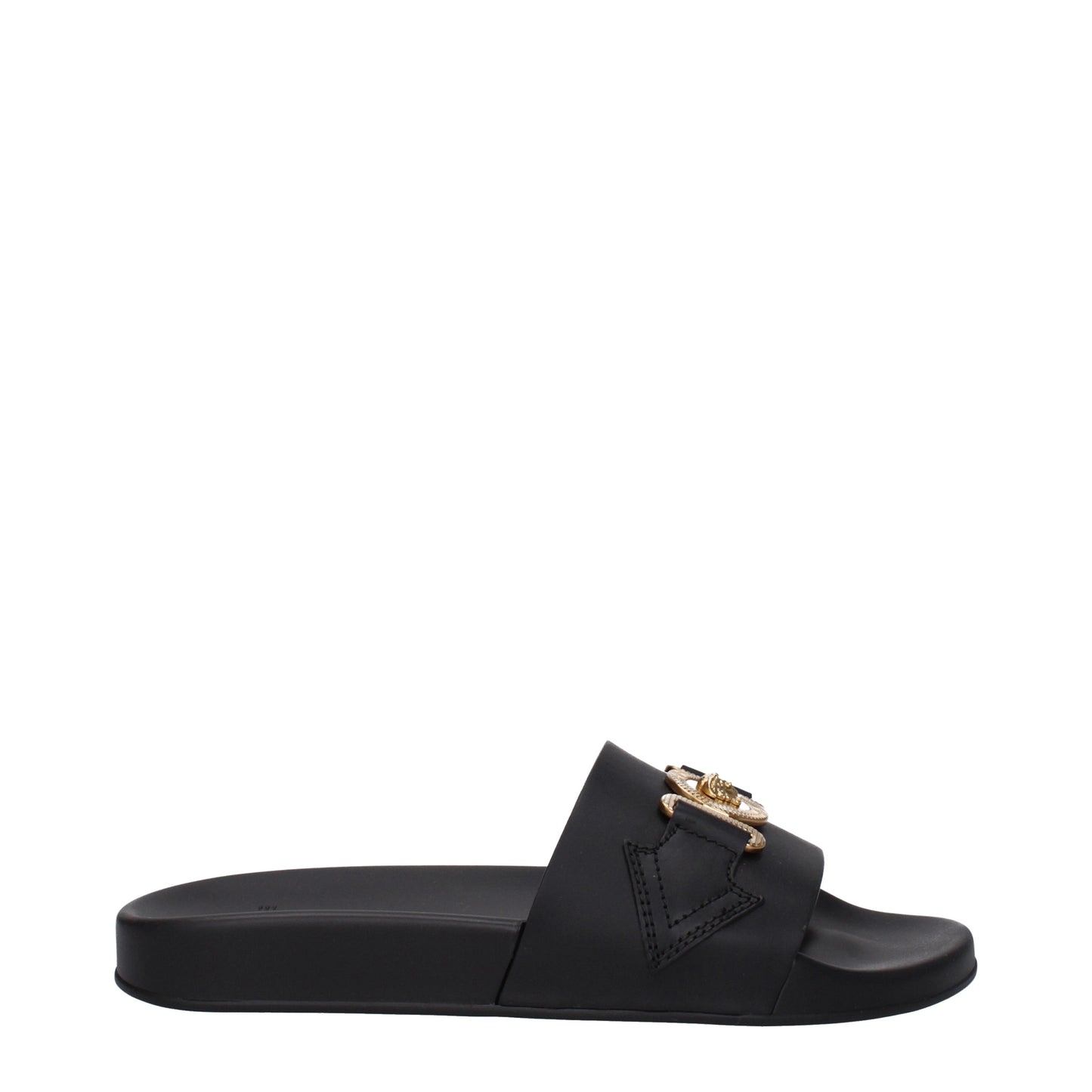 Versace Women's Sandals & Slippers in Leather Black