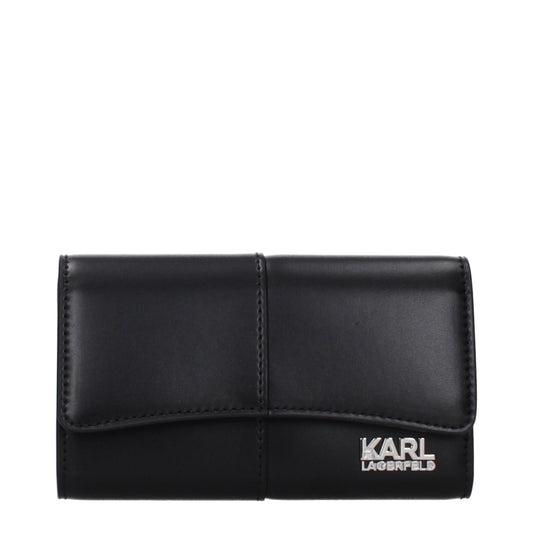 Karl Lagerfeld Wallets Women Polyurethane Black