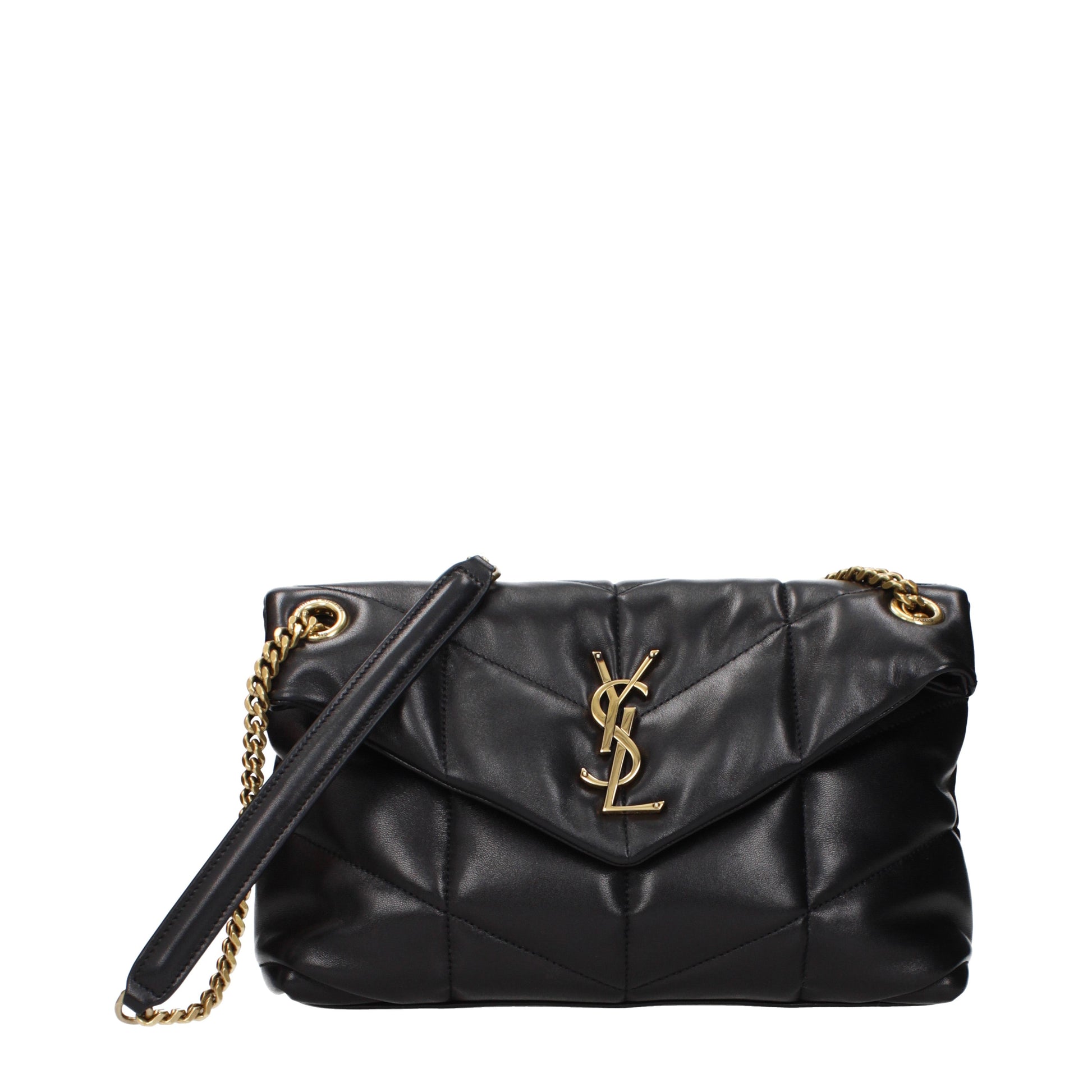 Saint Laurent Shoulder Bags Women Leather Black