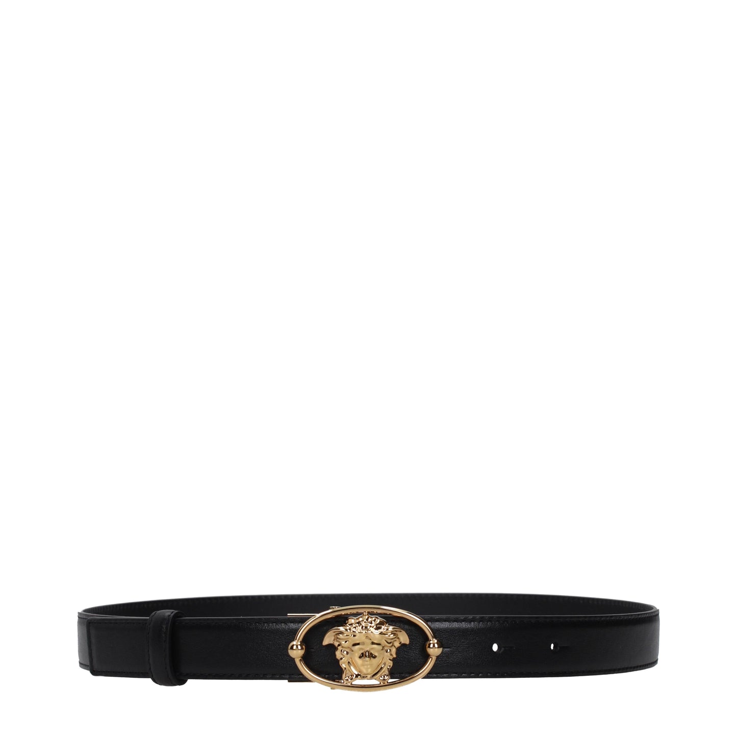 Versace Belts Women Leather Black