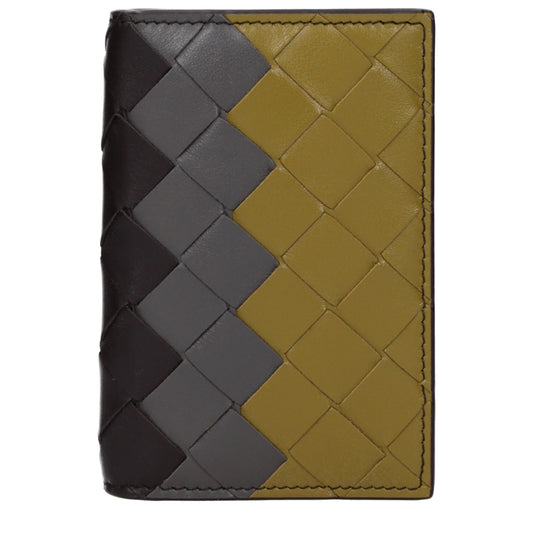 Bottega Veneta Men's Document Holders Leather Multicolor