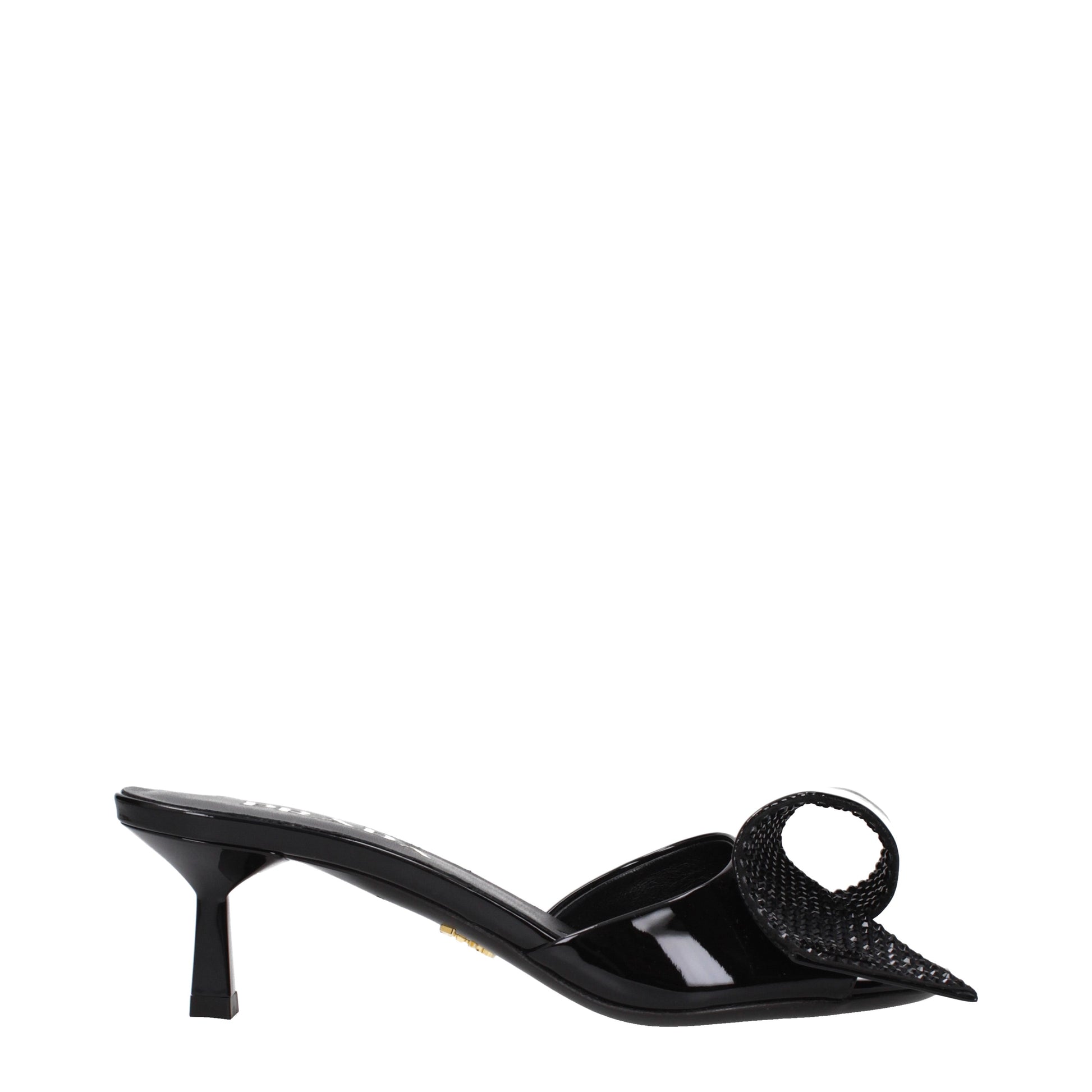Prada Women's Sandals Patent Leather
