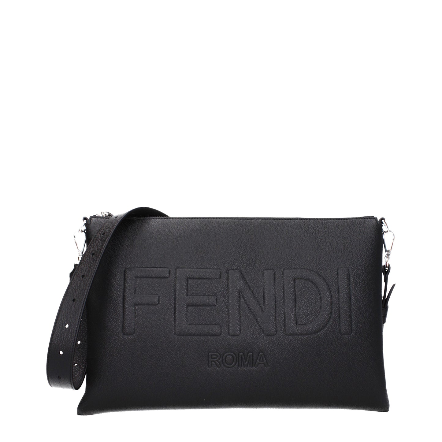 Fendi Crossbody Bags Men Leather Black