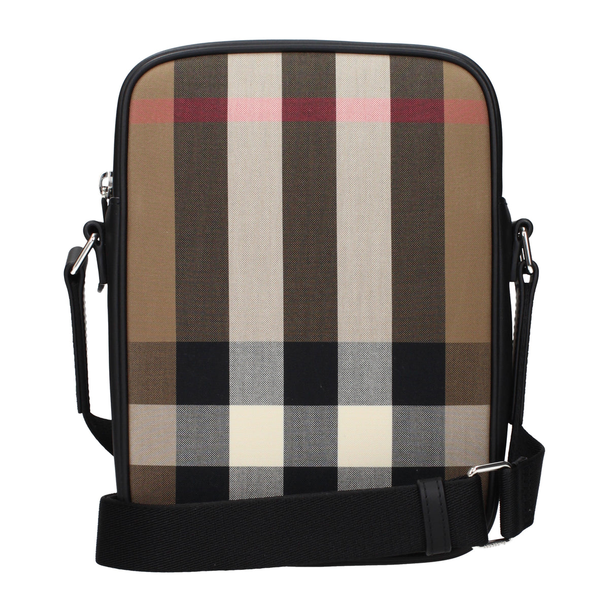 Burberry Crossbody Bags Men Fabric  Beige/Black