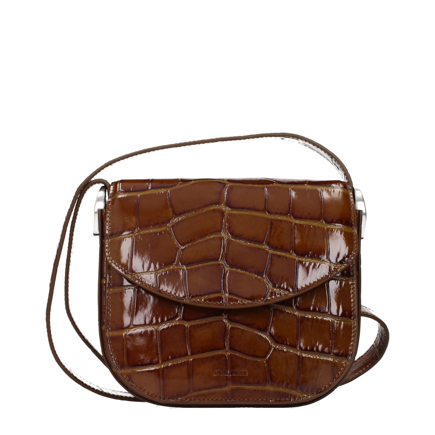 Jil Sander Crossbody Bags Women Leather Brown