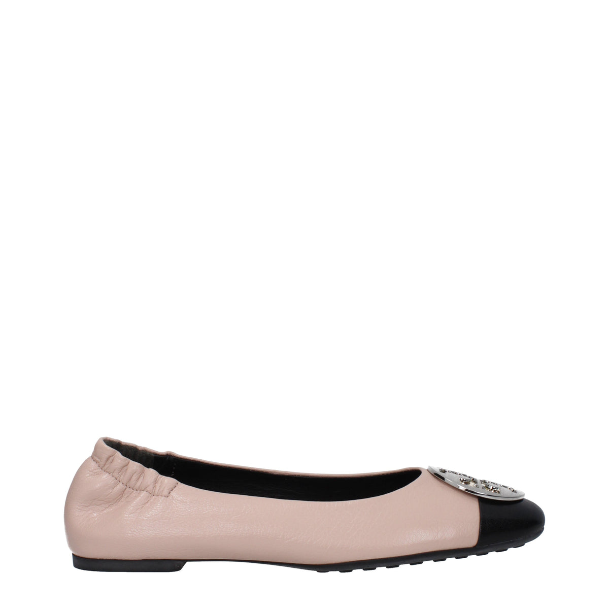 Tory Burch Ballet Flats Women Leather Pink/Black