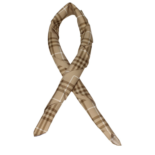 Burberry Foulards Women Silk Beige