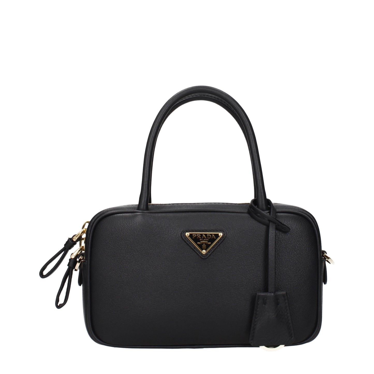 Prada Handbags Women Leather Black