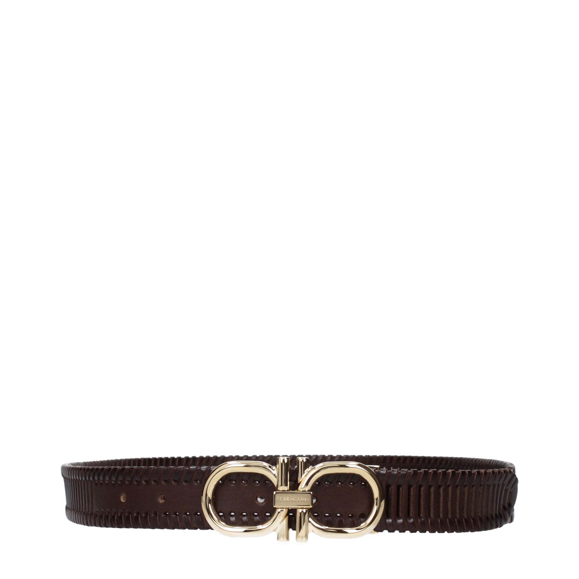 Salvatore Ferragamo Belts Men Leather Brown