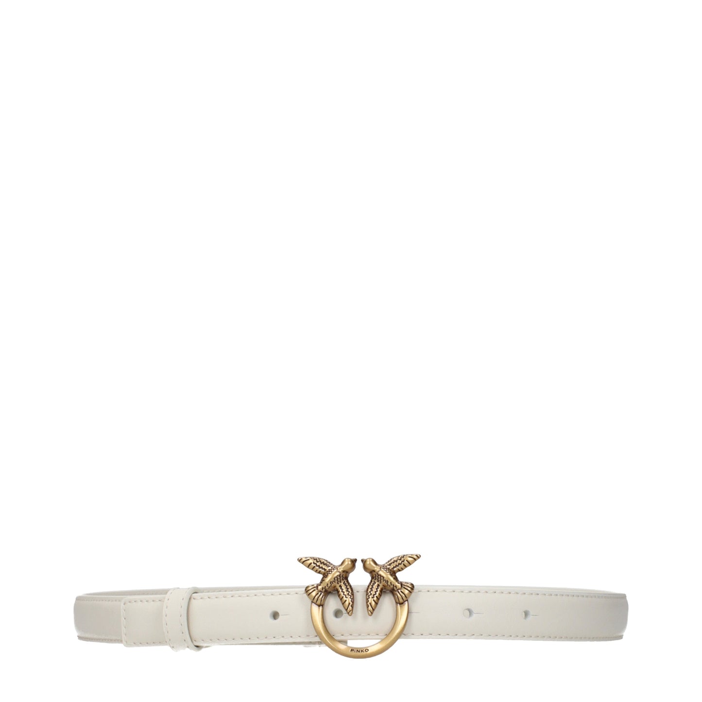 Pinko Belts Women Leather Beige/Ivory