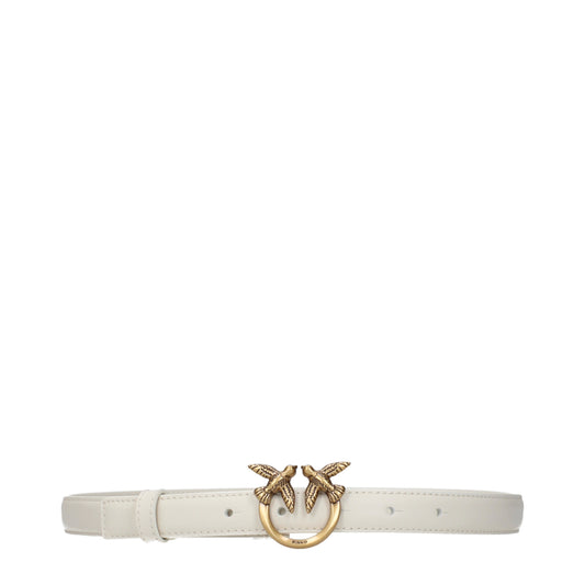Pinko Belts Women Leather Beige/Ivory