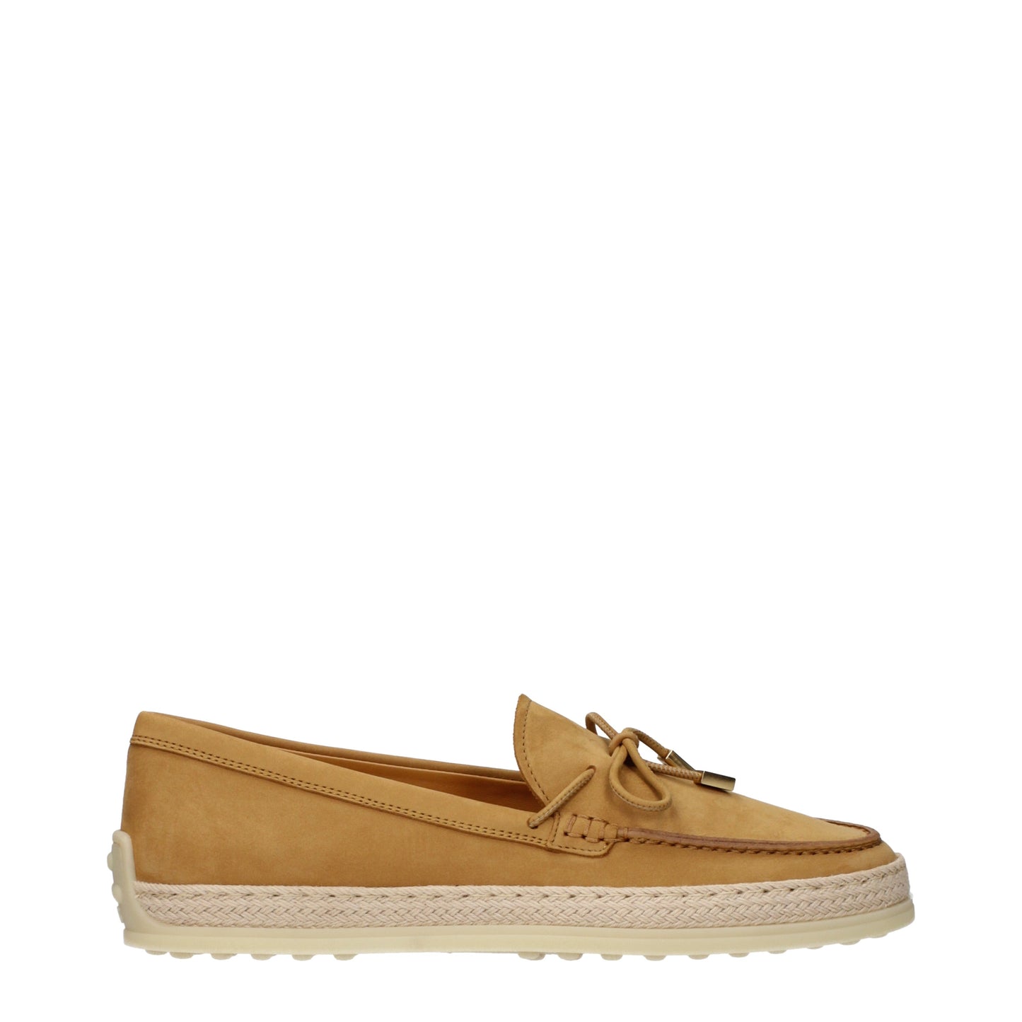 Tod's Loafers Women Suede Brown/Camel