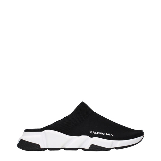 Balenciaga Slippers and Clogs Men Fabric  Black