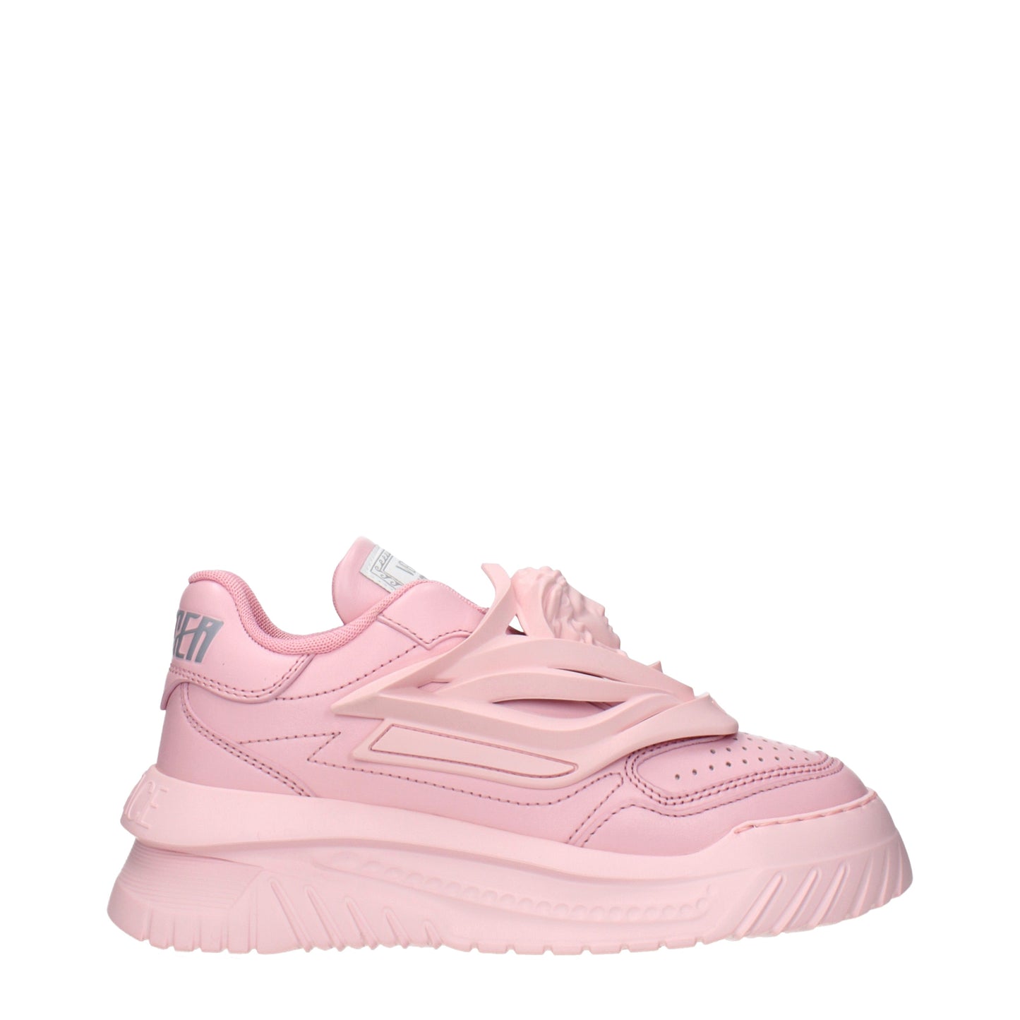 Versace Sneakers Women Leather Pink