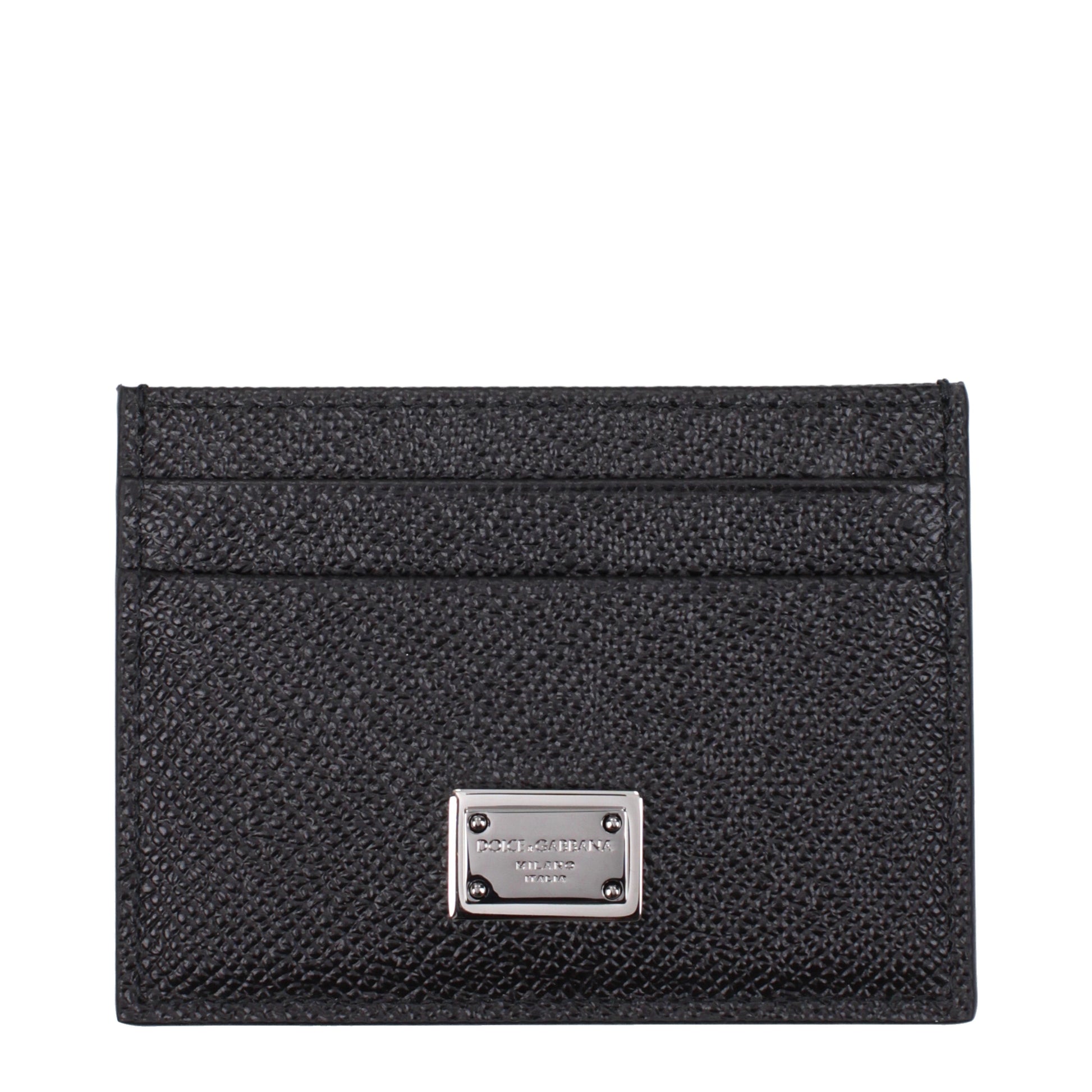 Dolce&Gabbana Document Holders Women Leather Black