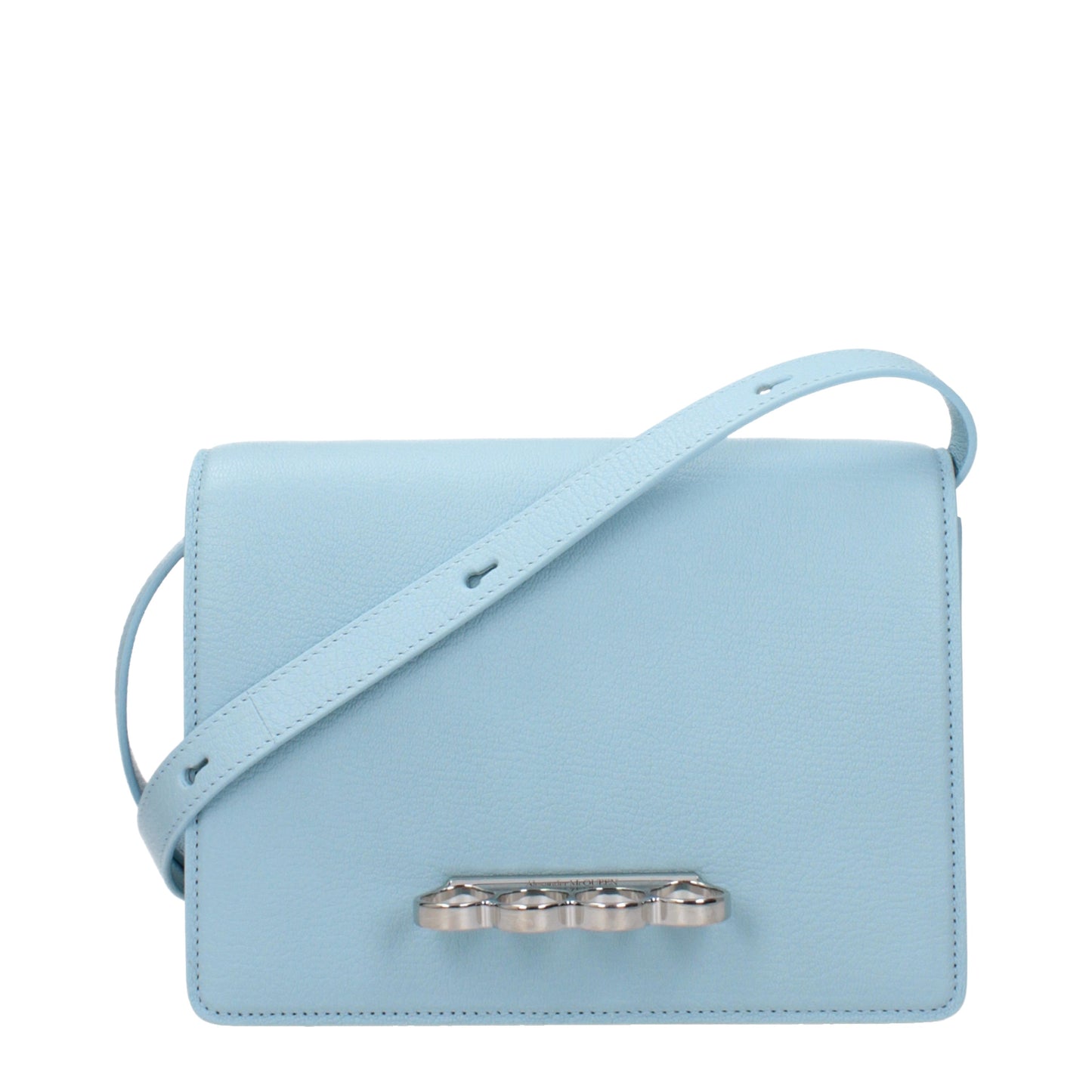 Alexander McQueen Crossbody Bags Women Leather Heavenly/Pale Blue