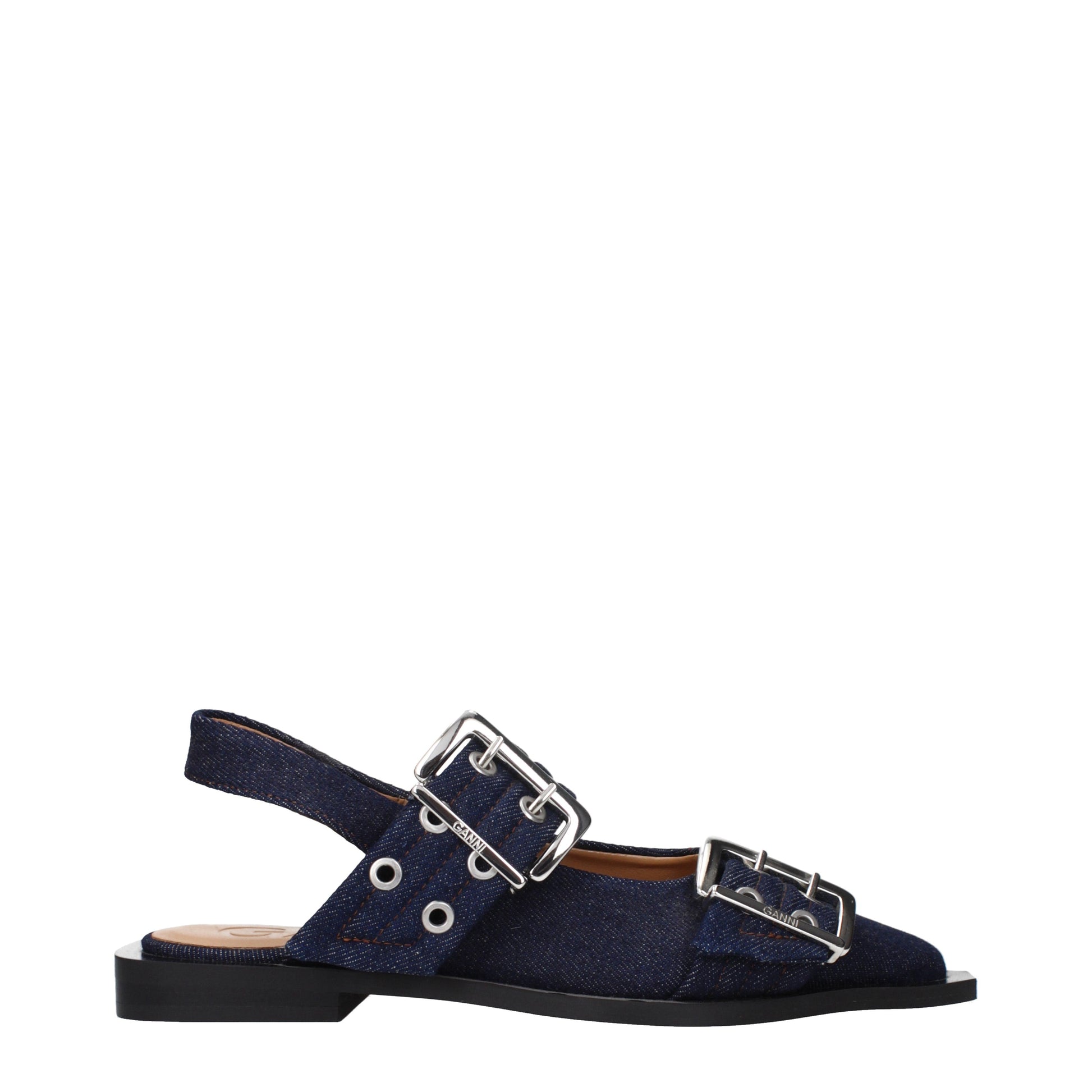 Ganni Women's Sandals Fabric