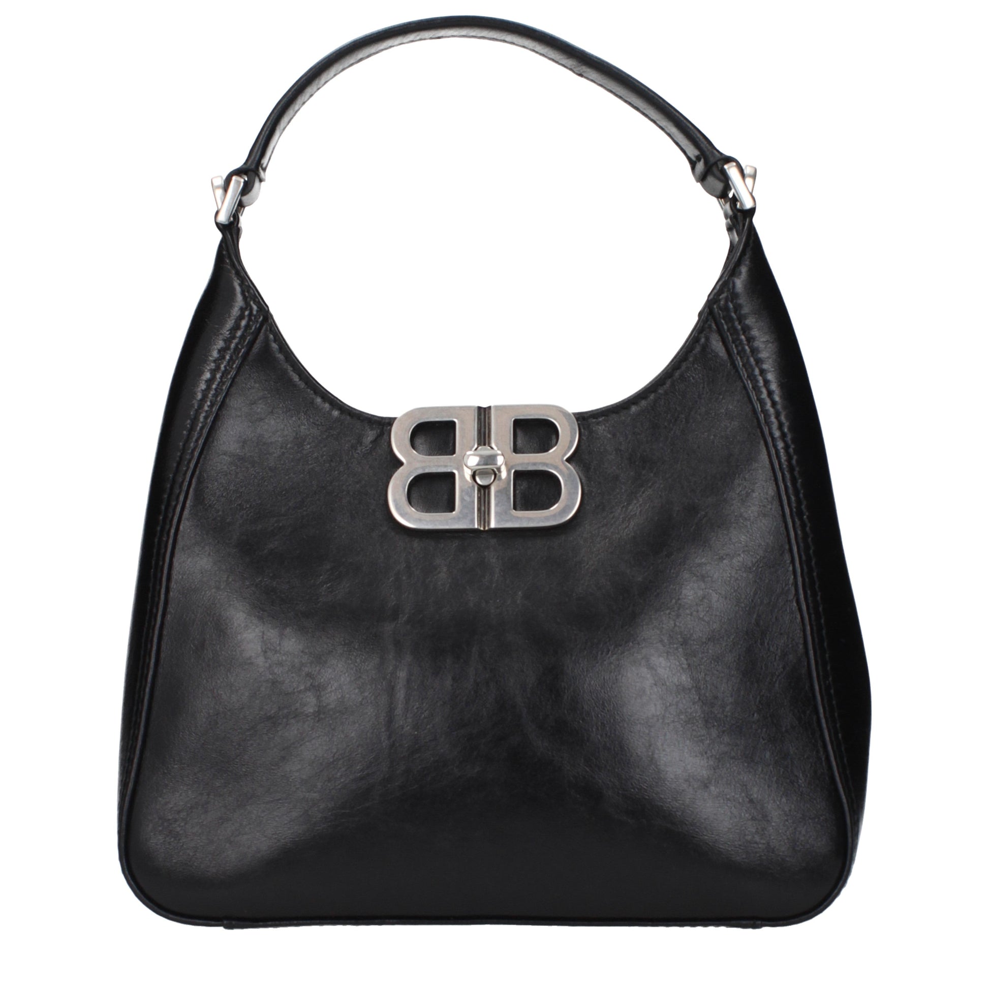 Balenciaga Handbags Women Leather Black