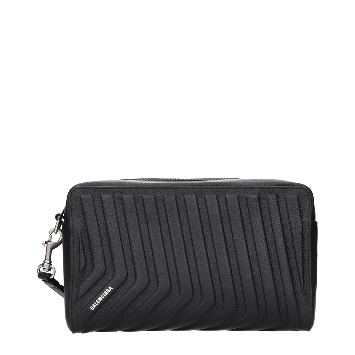 Balenciaga Clutches Men Leather Black
