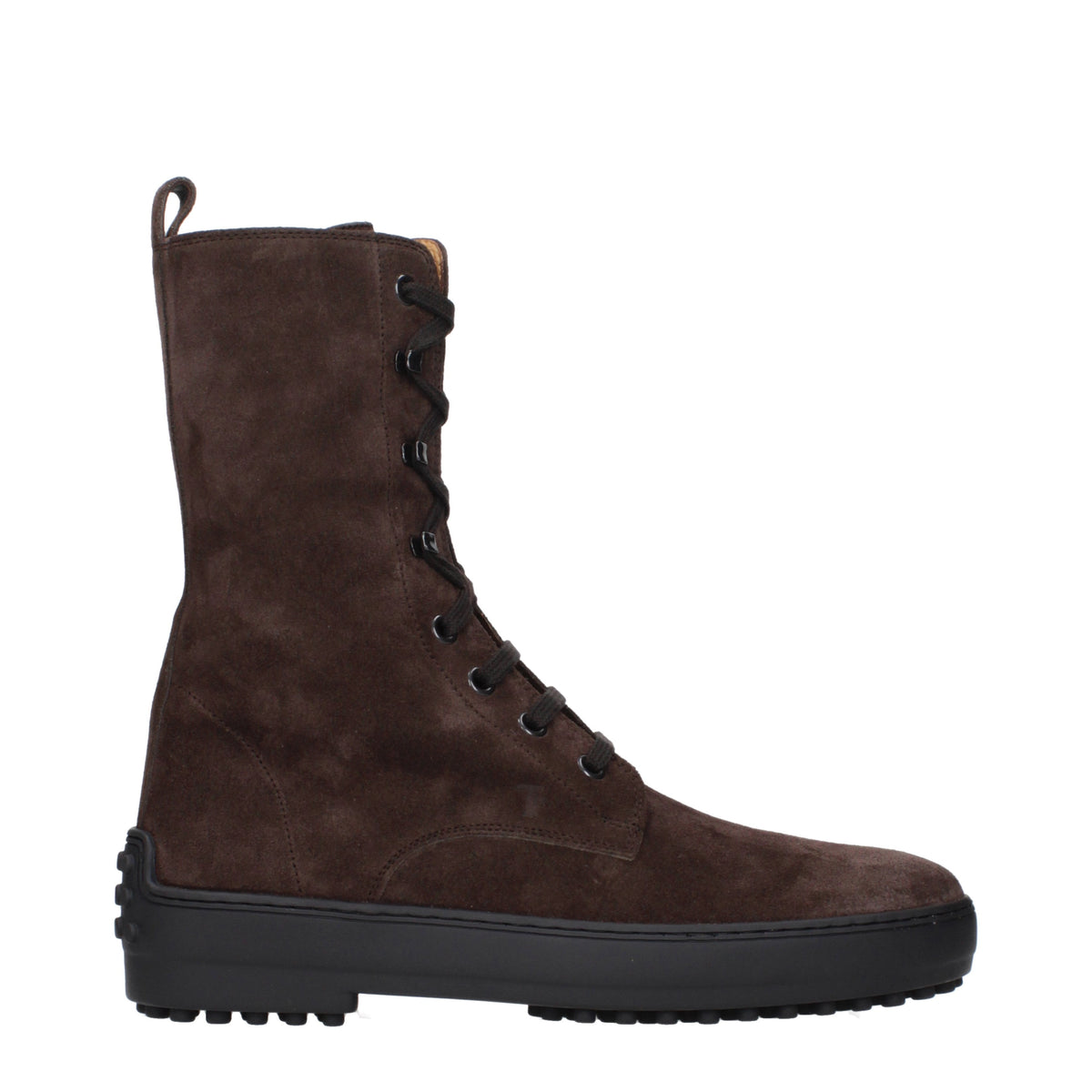 Tod's Ankle Boots Women Suede Brown/Rosewood