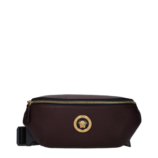 Versace Backpacks and Bumbags Men Leather Violet/Violet Garnet