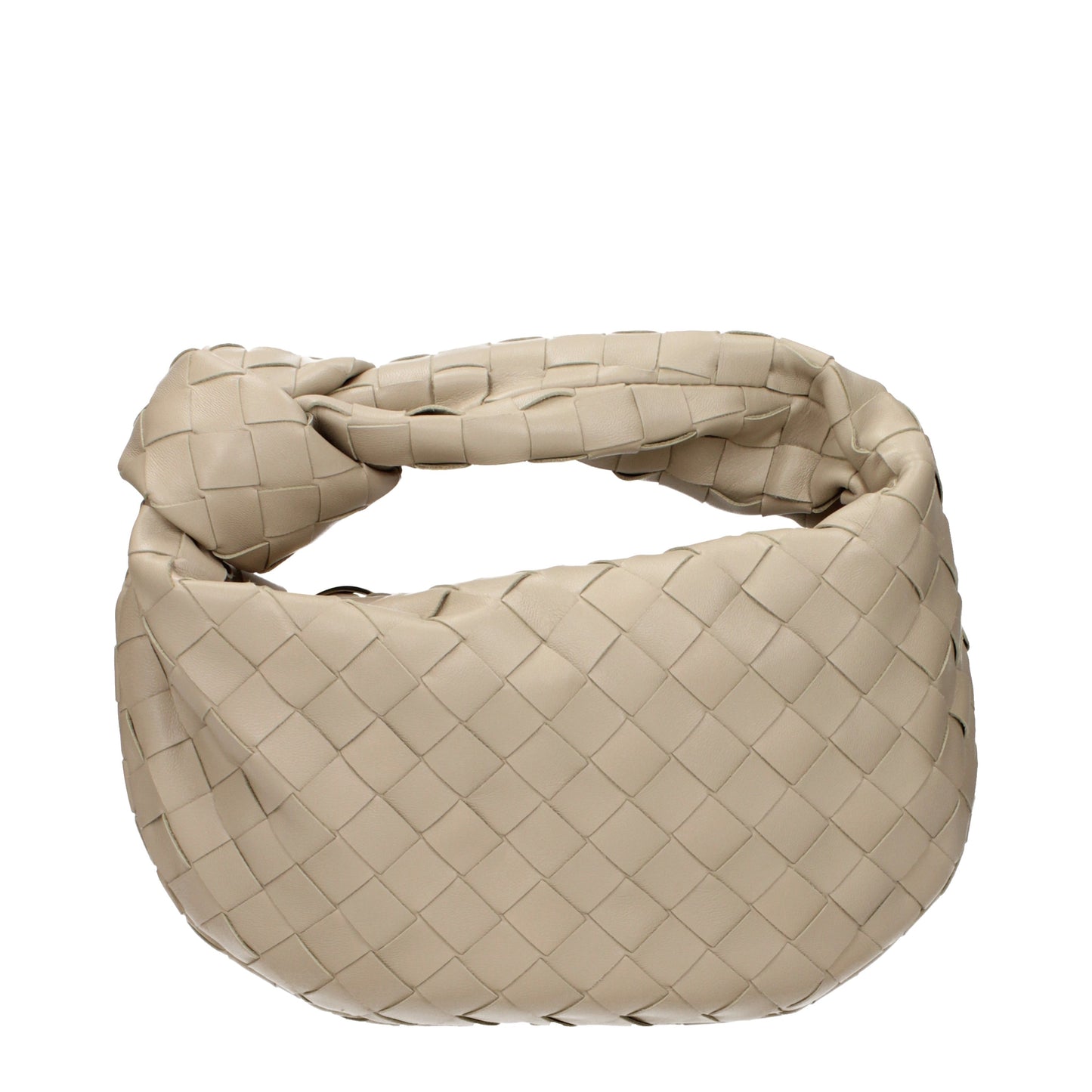 Bottega Veneta Handbags Women Leather Beige/Ecru