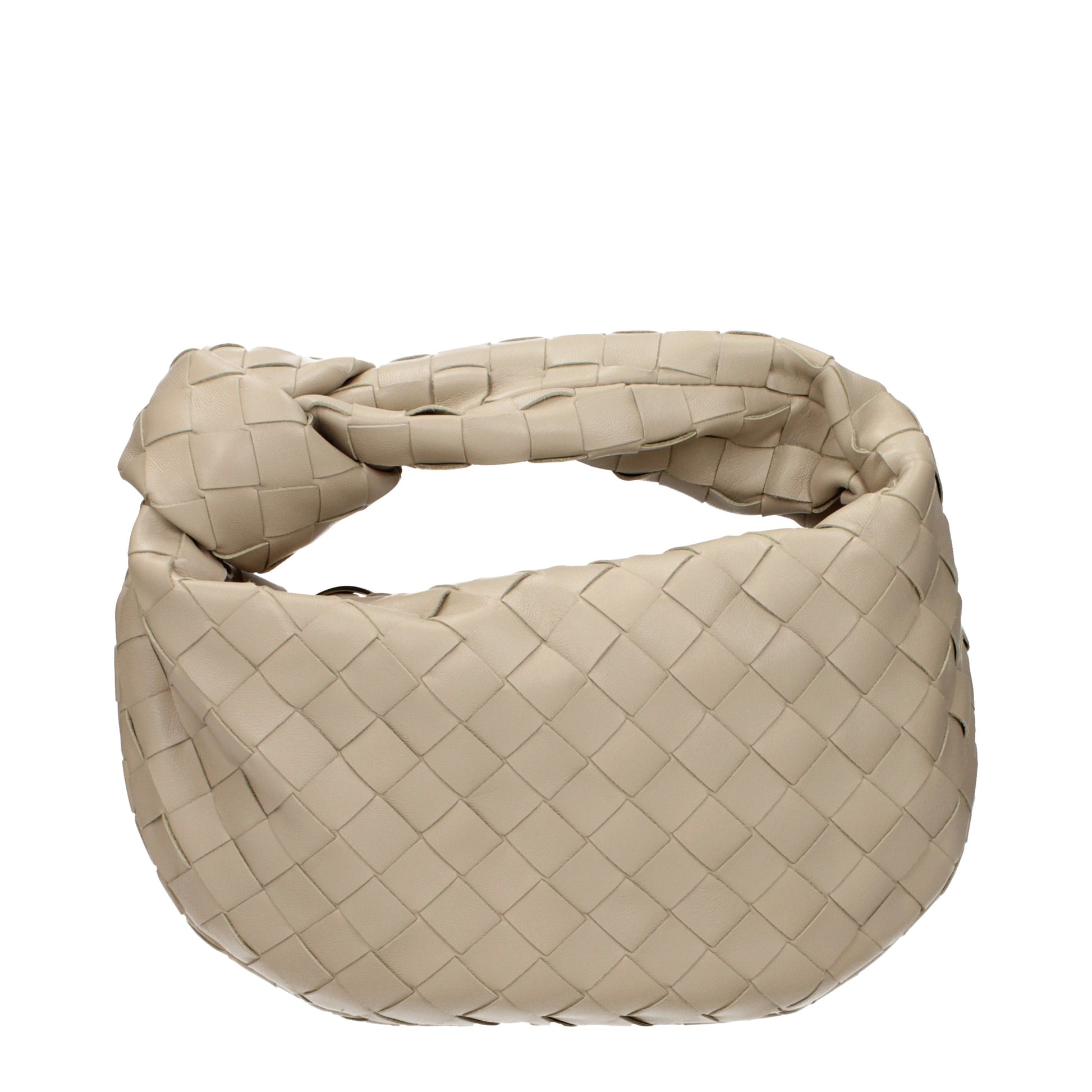 Bottega Veneta Handbags Women Leather Beige/Ecru