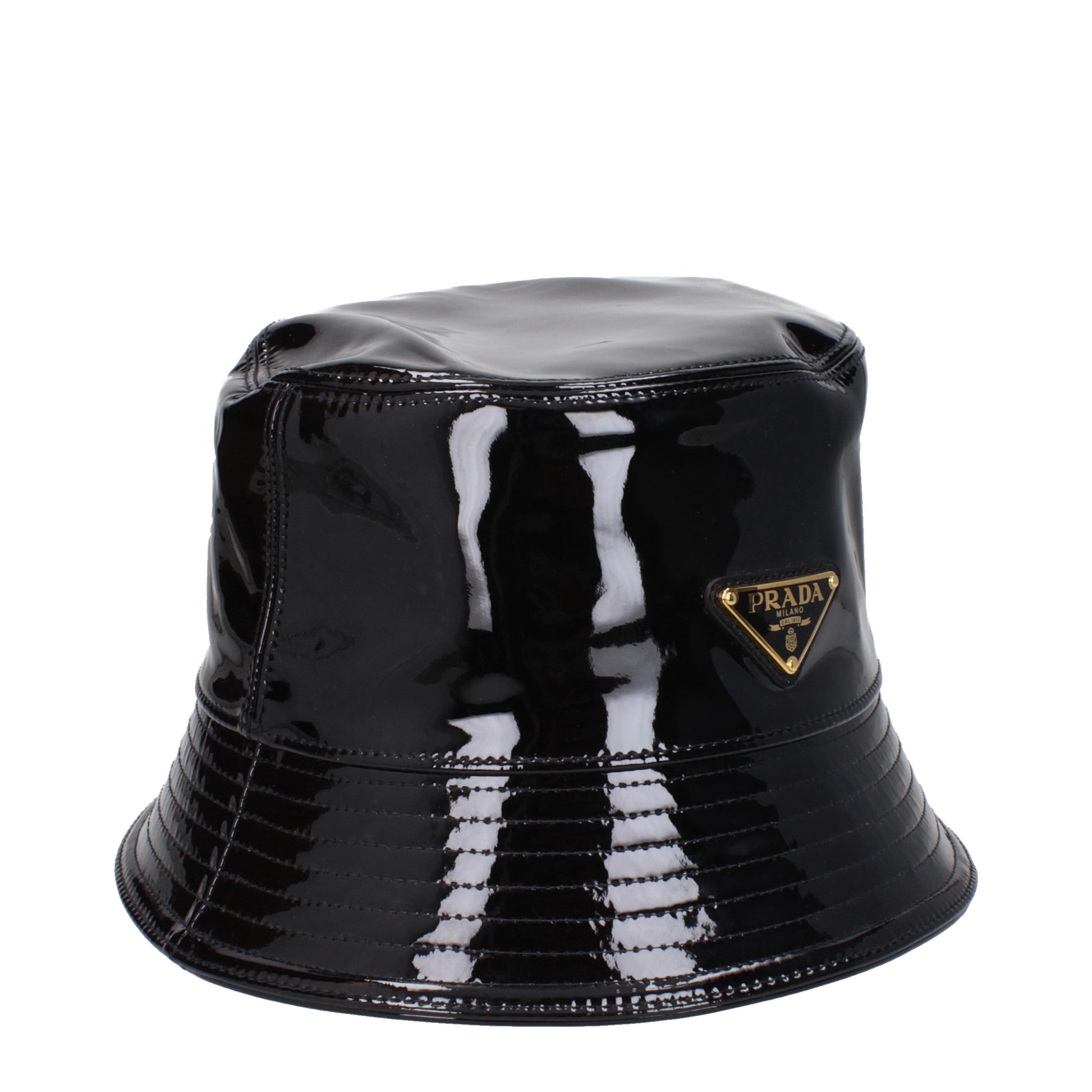 Prada Women's Hats Patent Leather