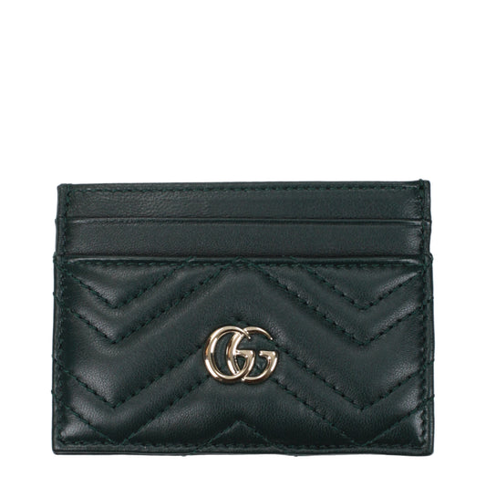 Gucci Document Holders Women Leather Green