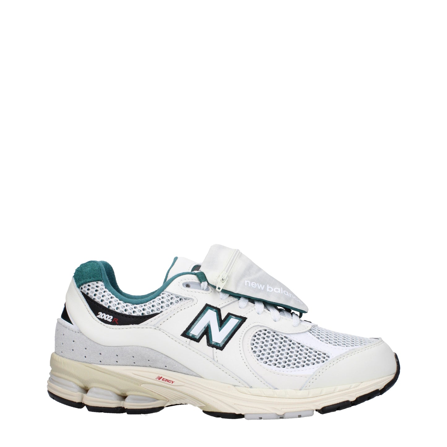 New Balance Men's Sneakers in Fabric  White/Green