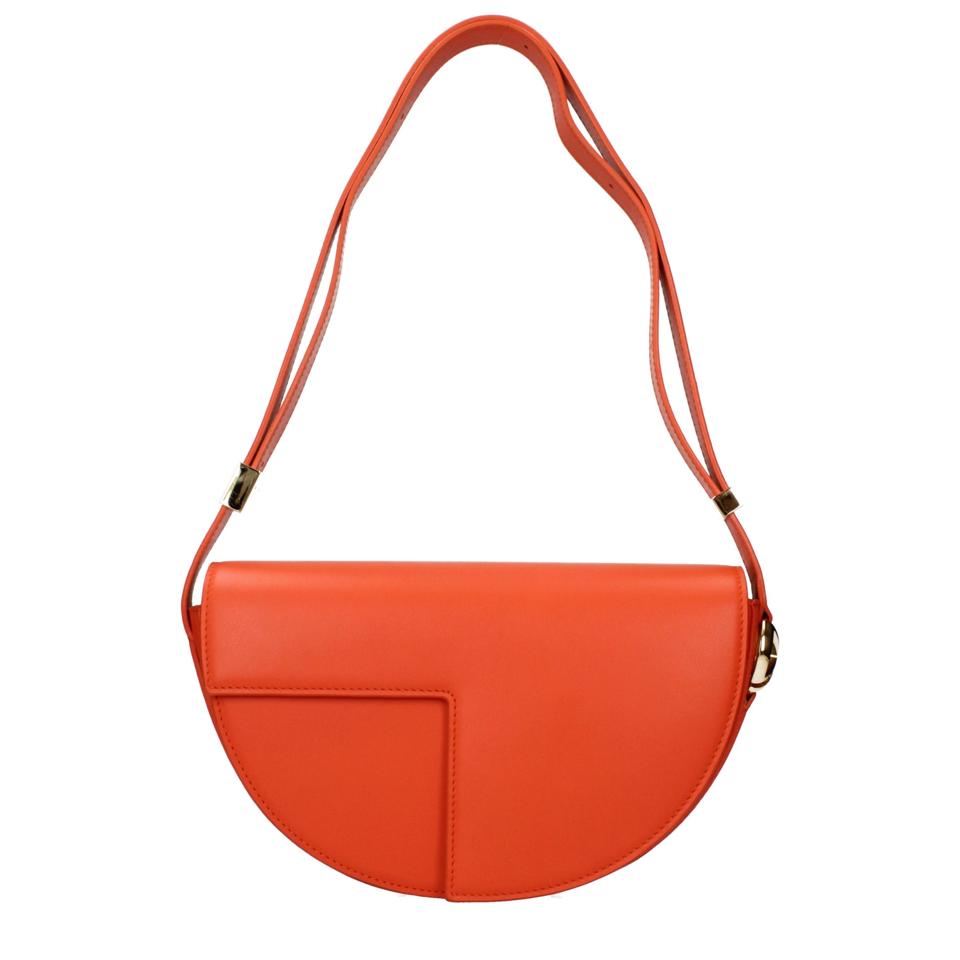 Patou Shoulder Bags Women Leather Orange