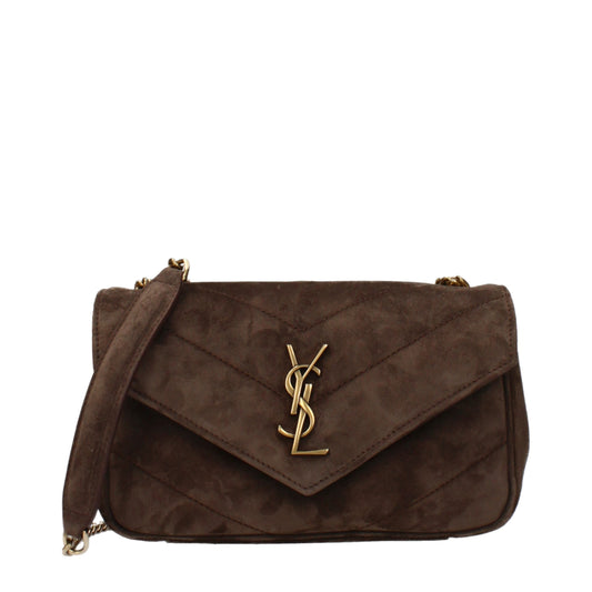 Saint Laurent Women's Crossbody Bags Suede