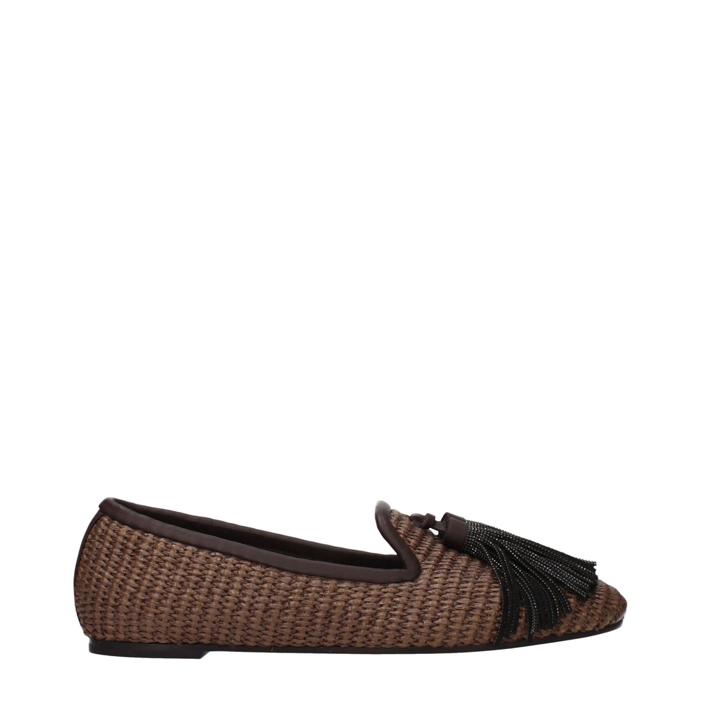 Brunello Cucinelli Women's Loafers Raffia