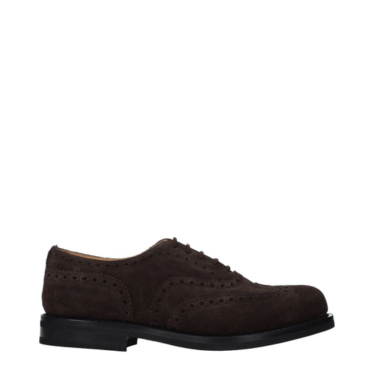 Church's Lace up and Monkstrap Men Suede Brown