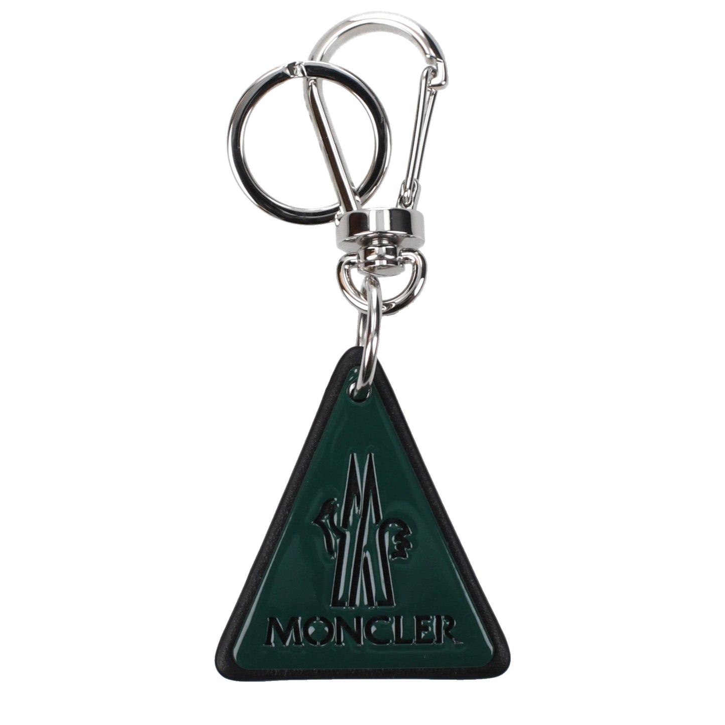 Moncler Keychain Men Metal Green