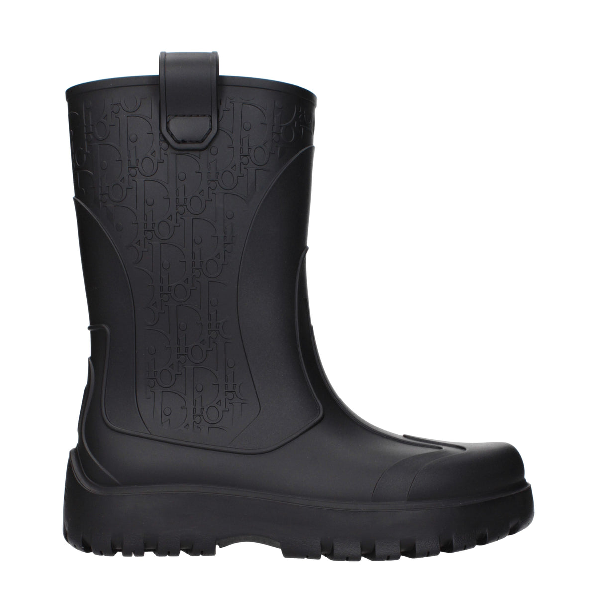 Christian Dior Boots Men Rubber Black