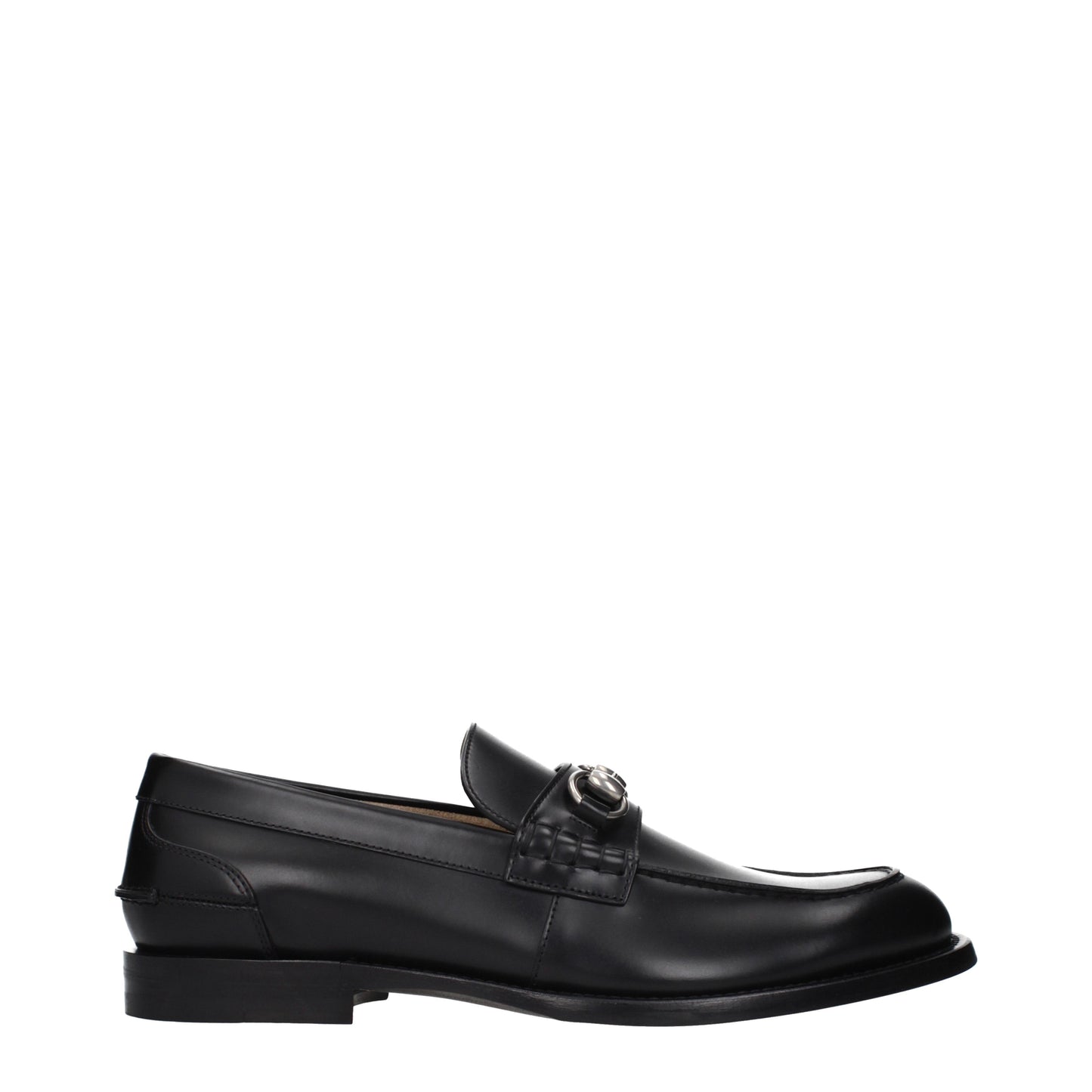 Gucci Loafers Men Leather Black