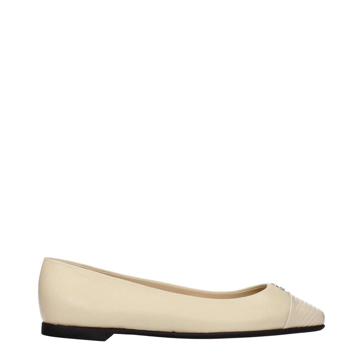 Jimmy Choo Ballet Flats Women Leather Beige/Bamboo