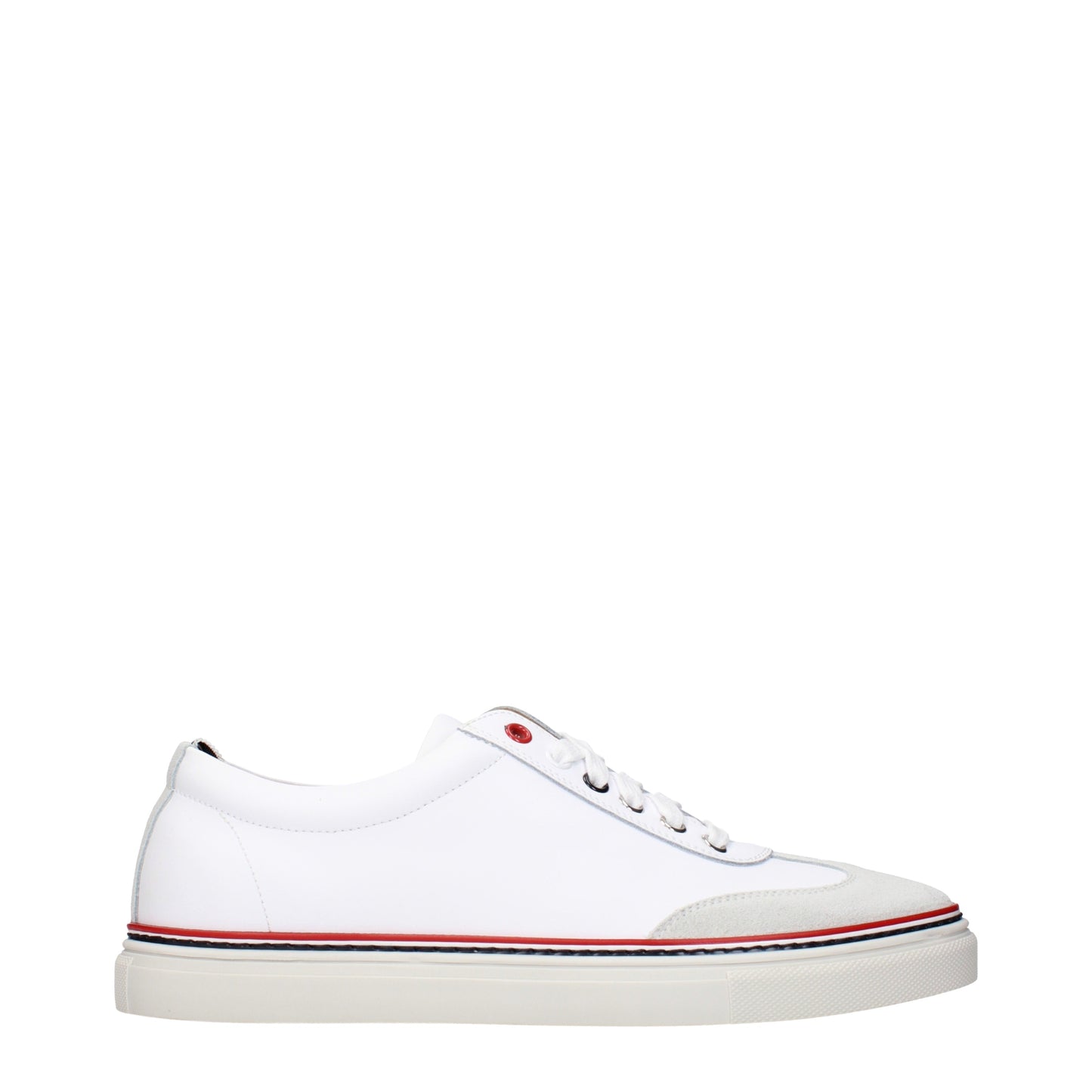 Thom Browne Sneakers Men Leather White/Light Grey