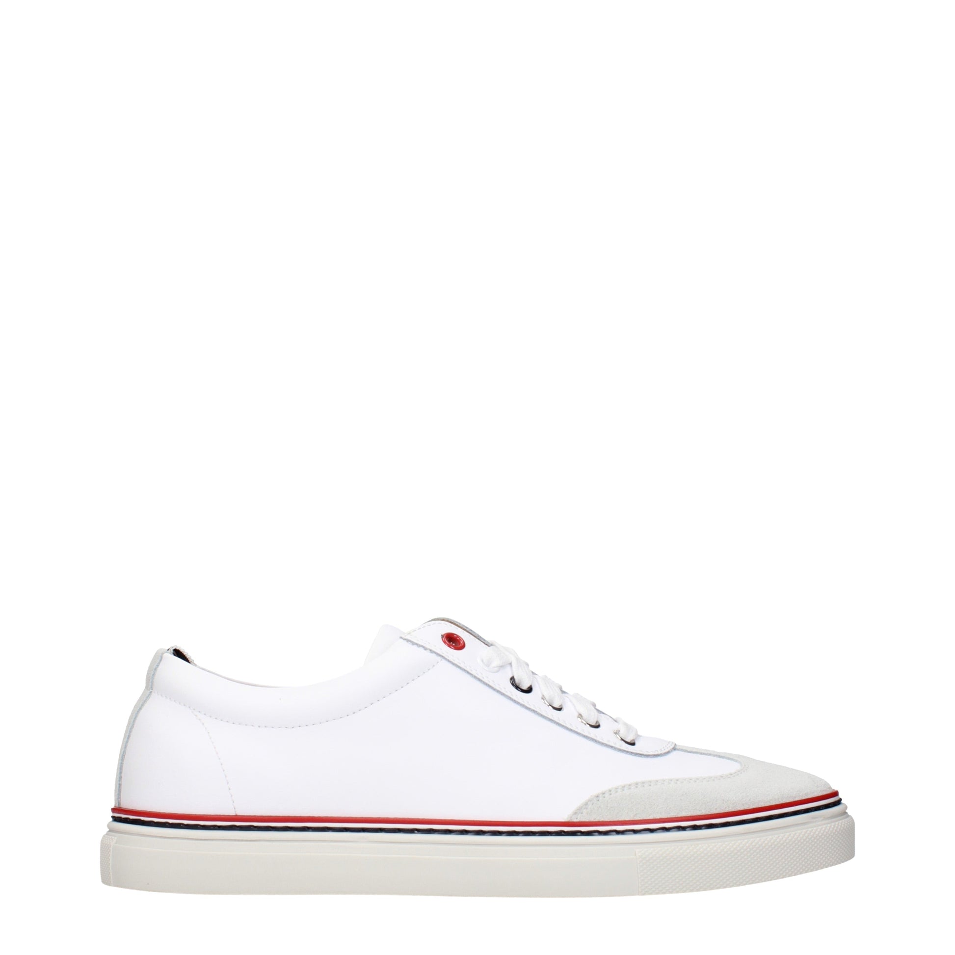 Thom Browne Sneakers Men Leather White/Light Grey