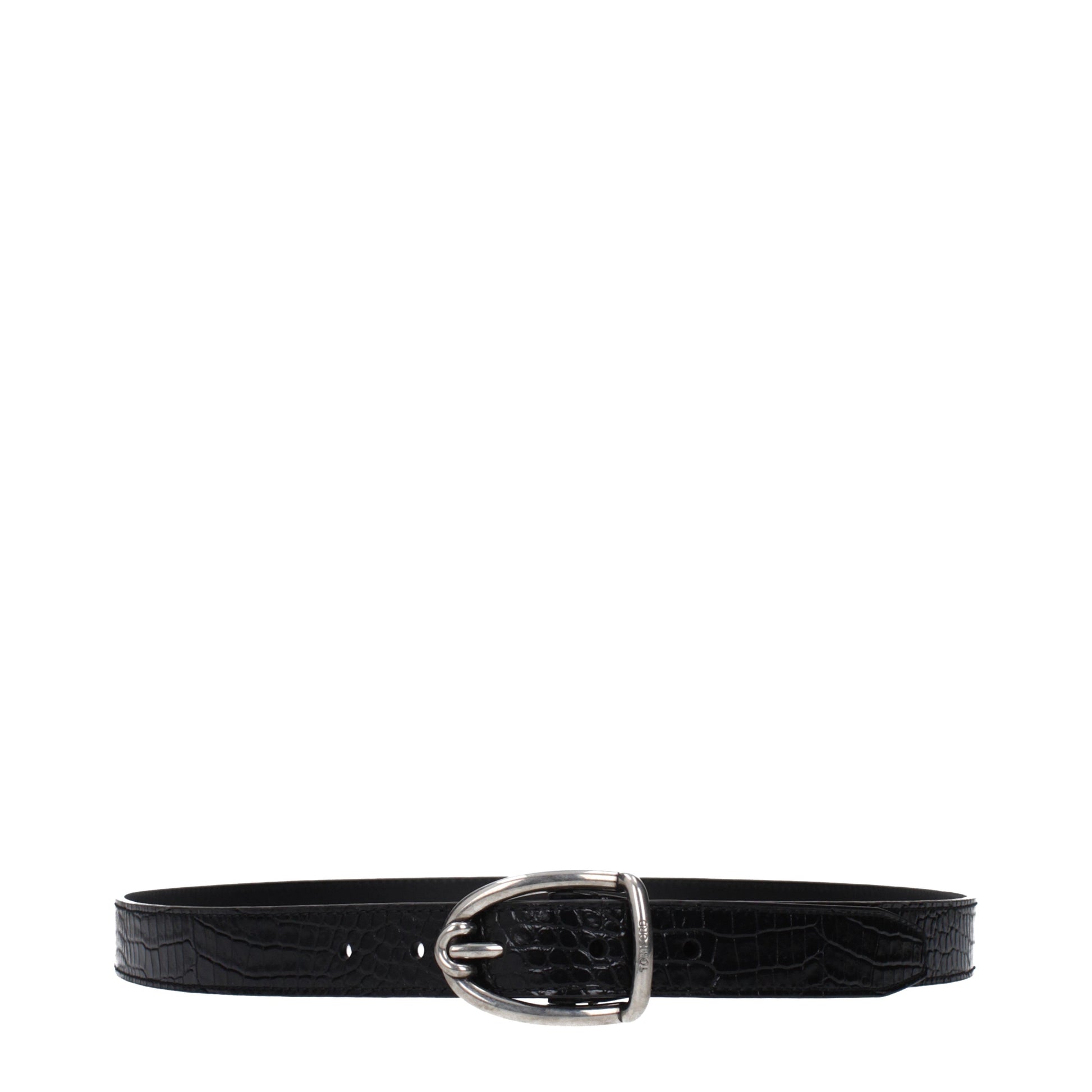 Tom Ford Belts Men Leather Black