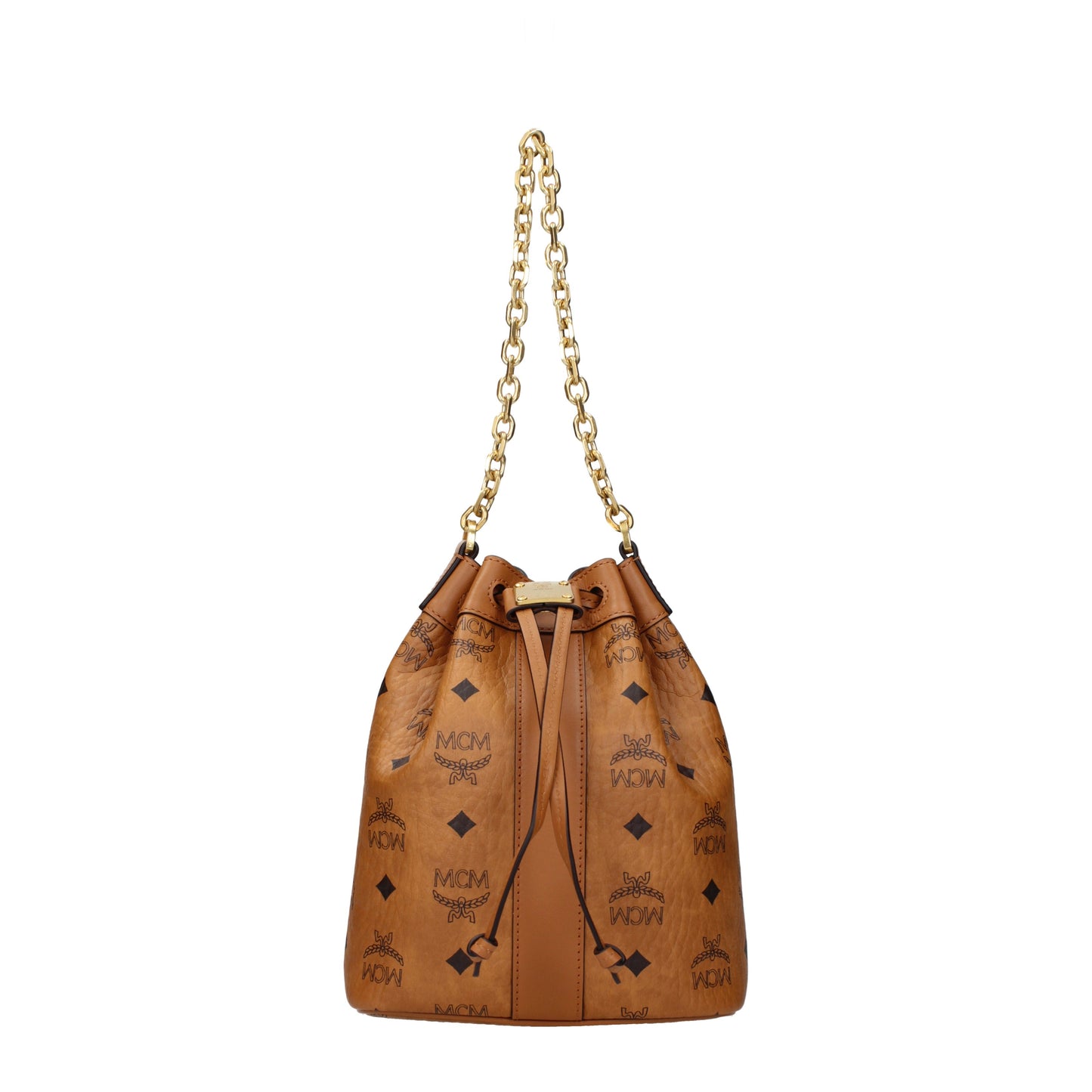 MCM Handbags Women Fabric  Brown/Cognac