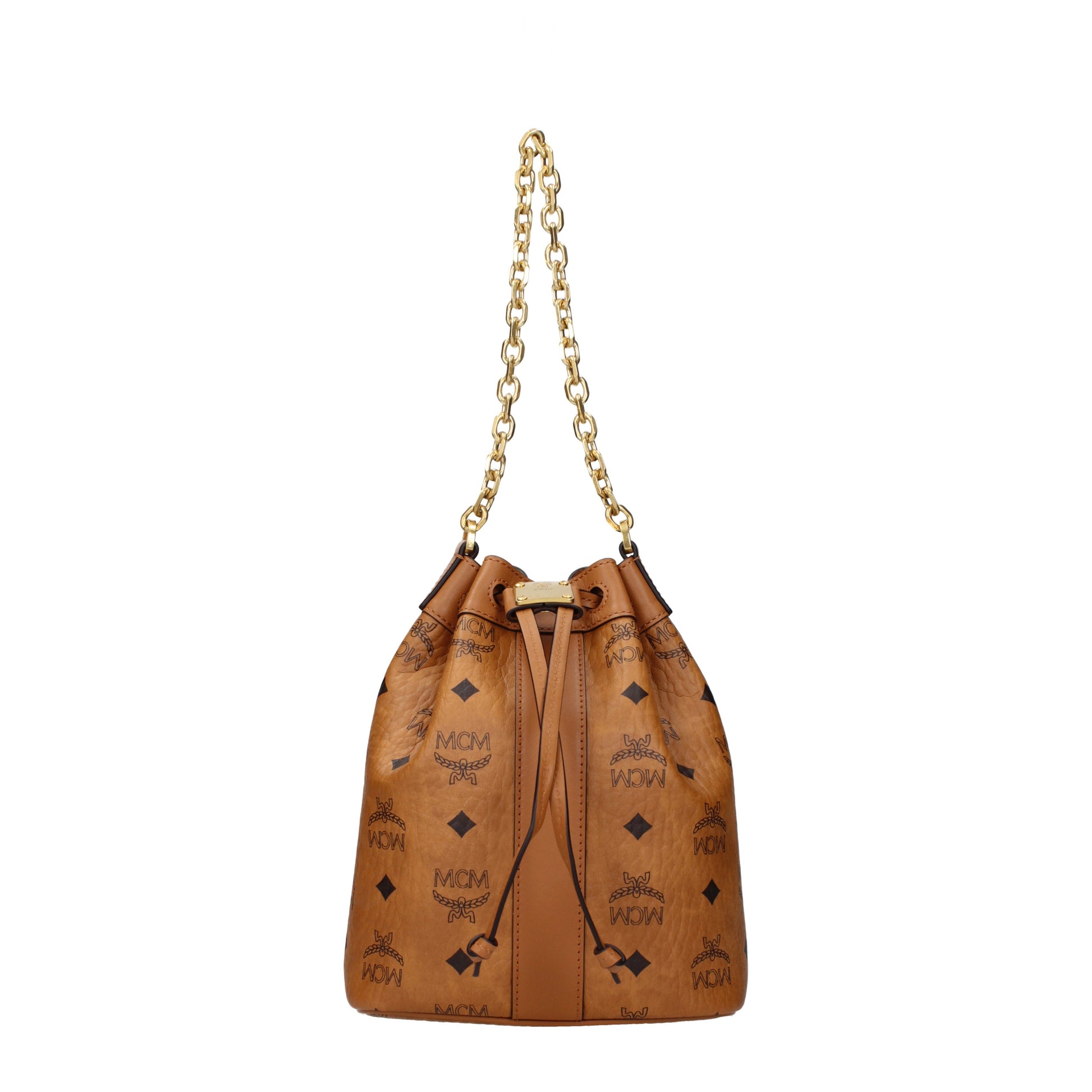 MCM Handbags Women Fabric  Brown/Cognac