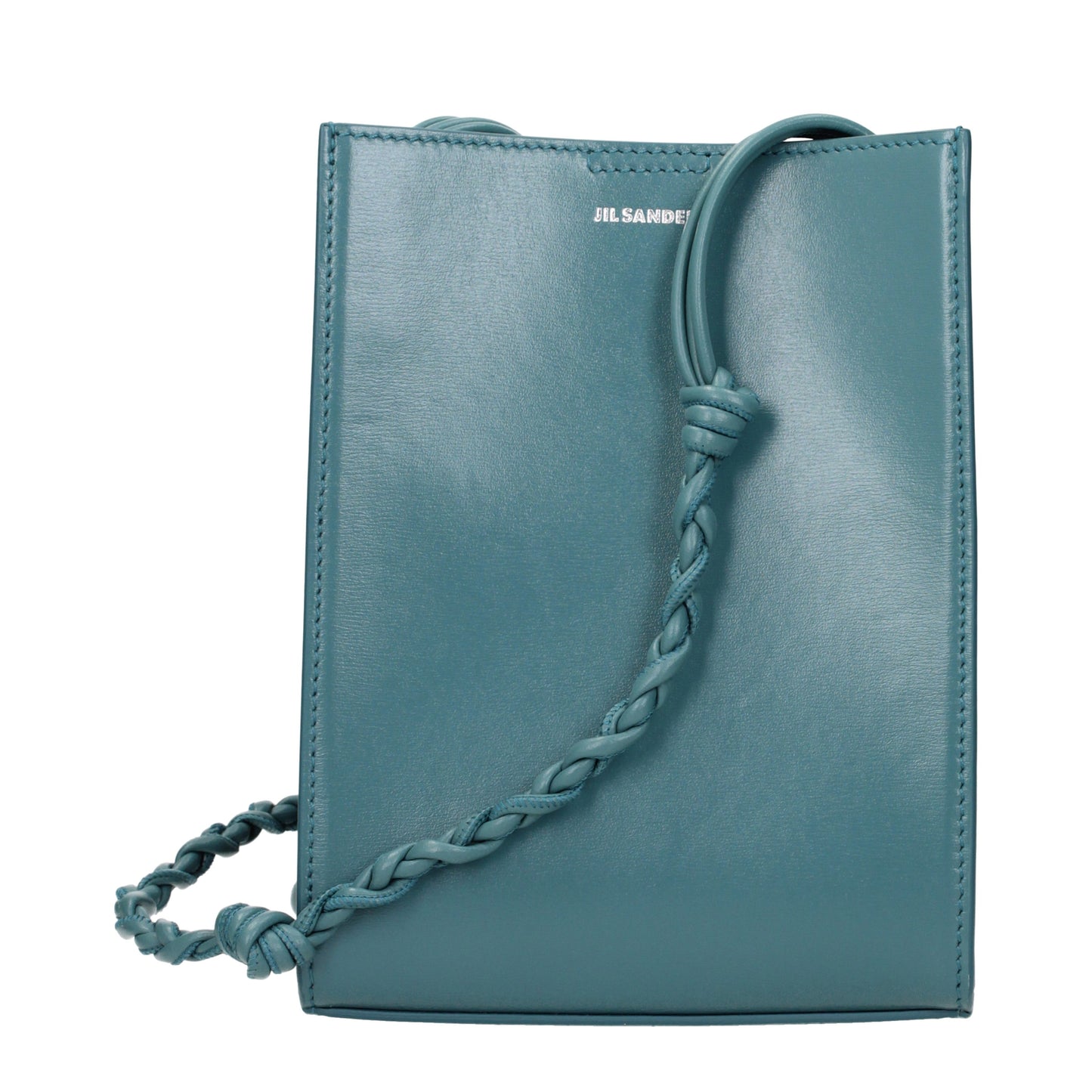 Jil Sander Crossbody Bags Women Leather Green/Lagoon