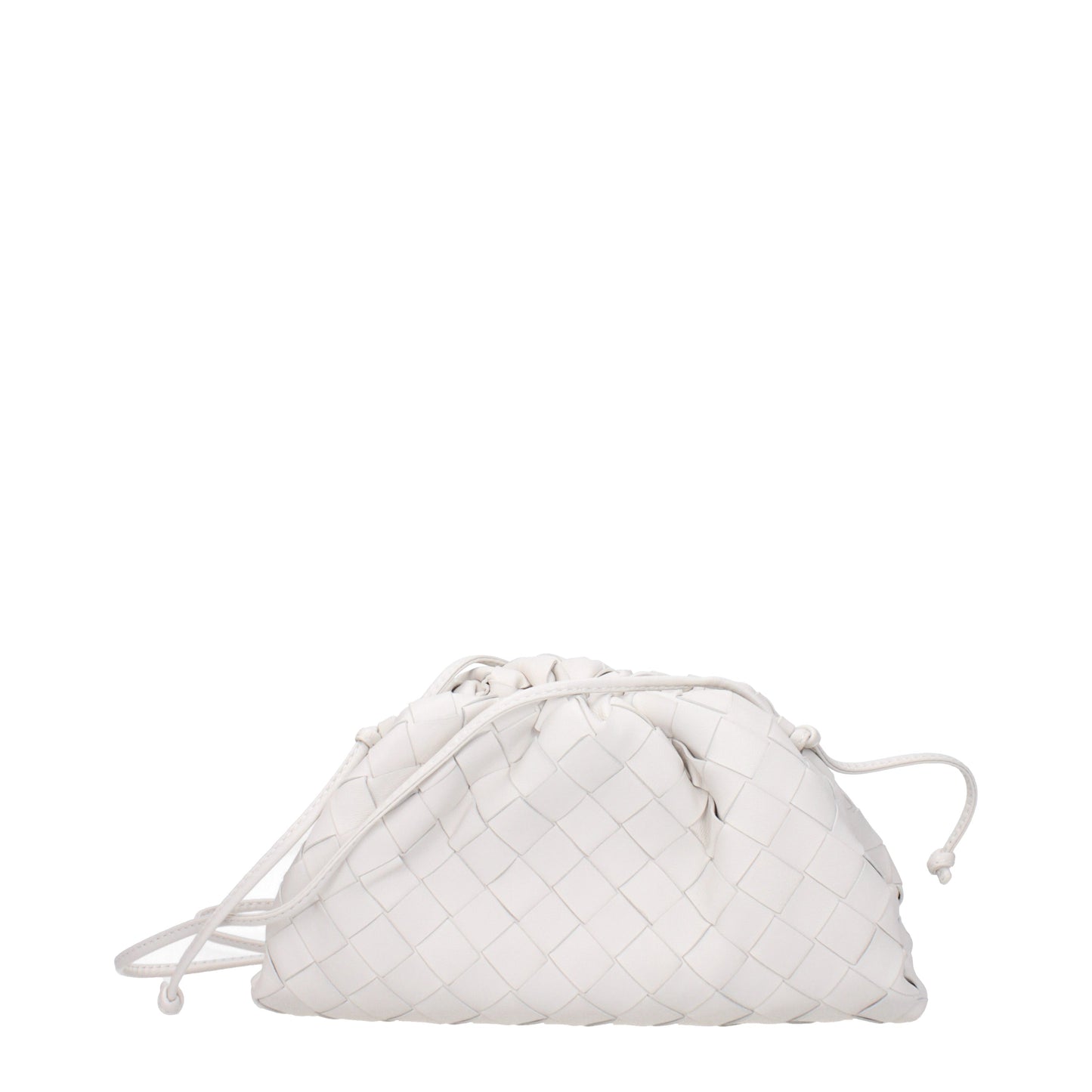 Bottega Veneta Clutches Women Leather White/Chalk