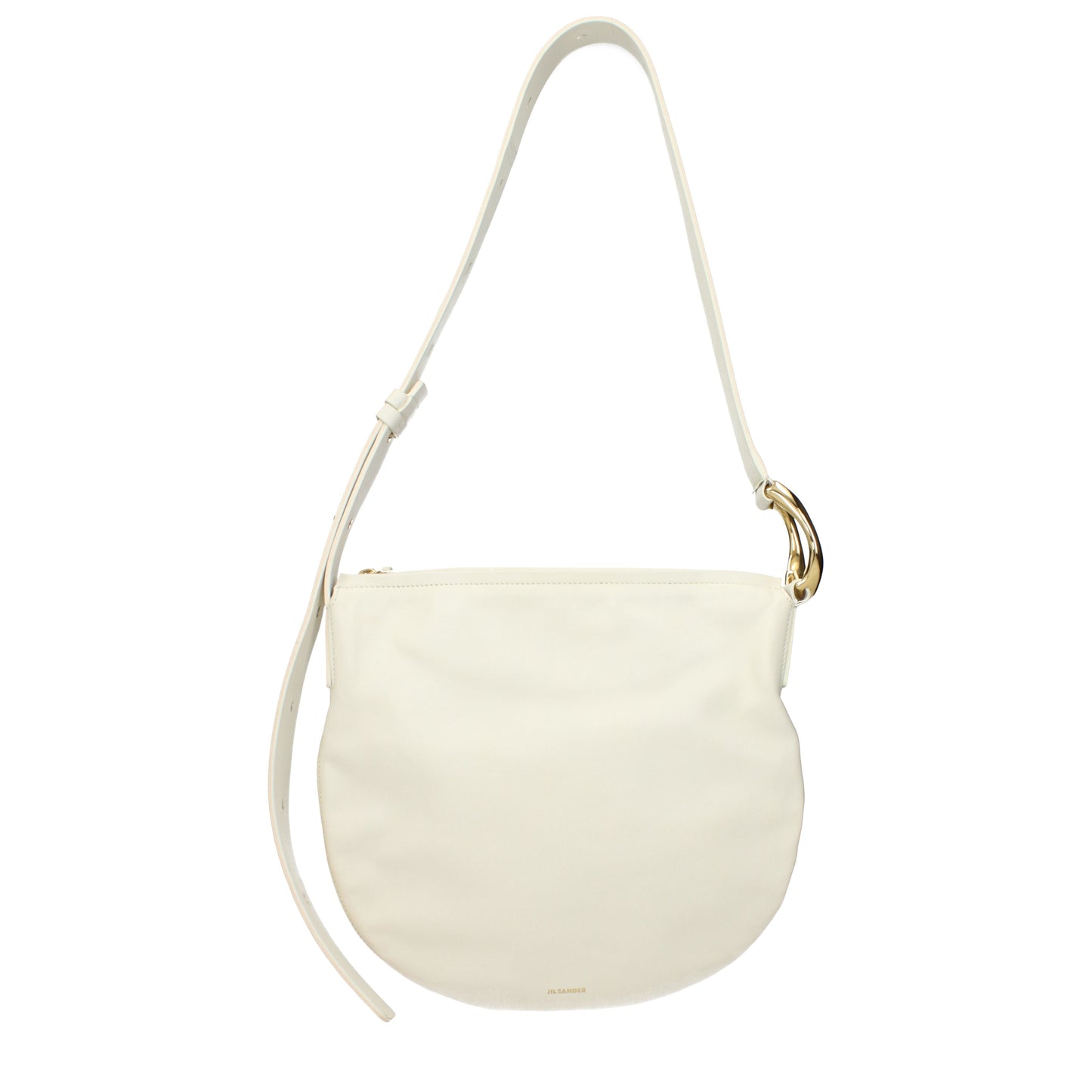 Jil Sander Crossbody Bags Women Leather Beige/Eggshell