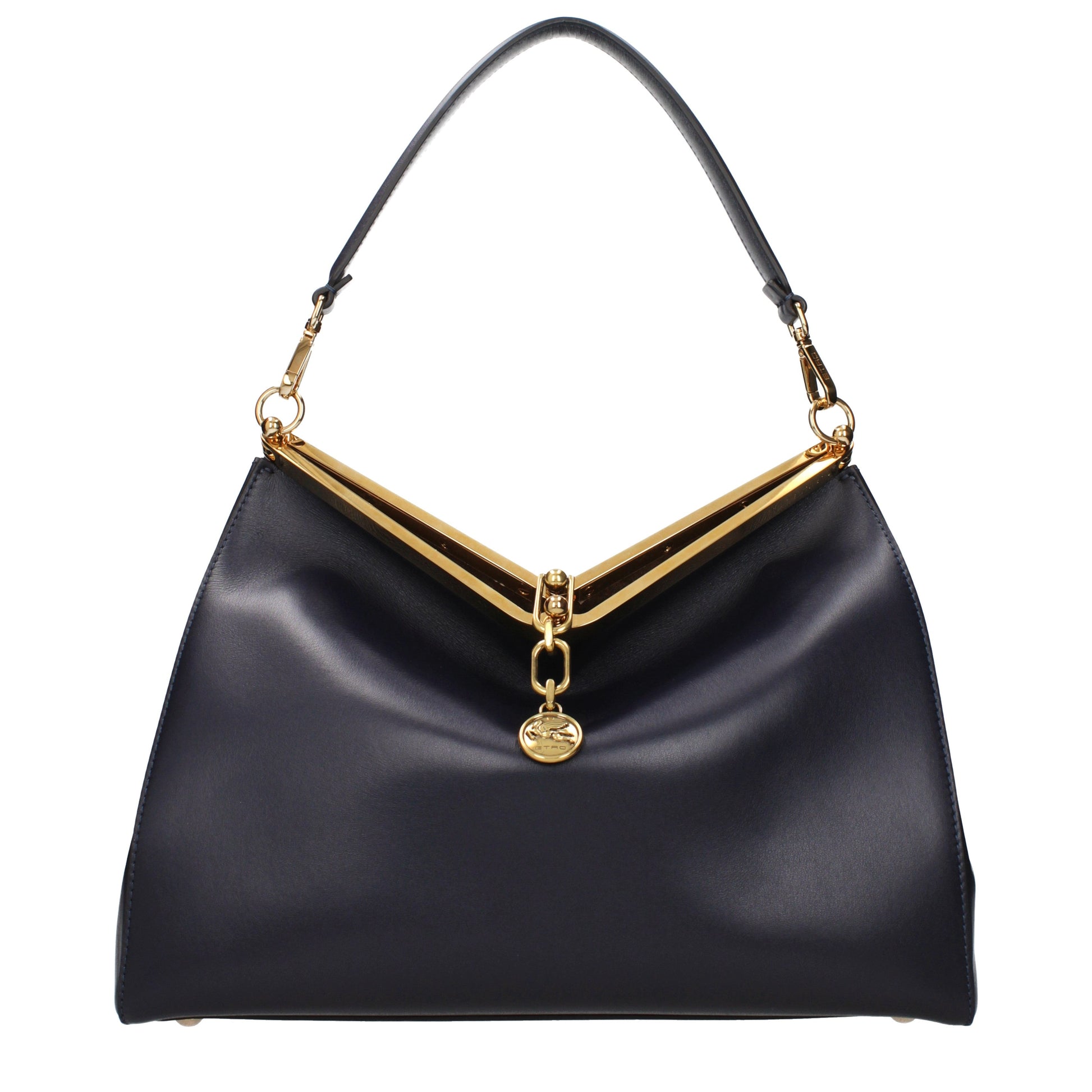 Etro Shoulder Bags Women Leather Blue/Blue Navy